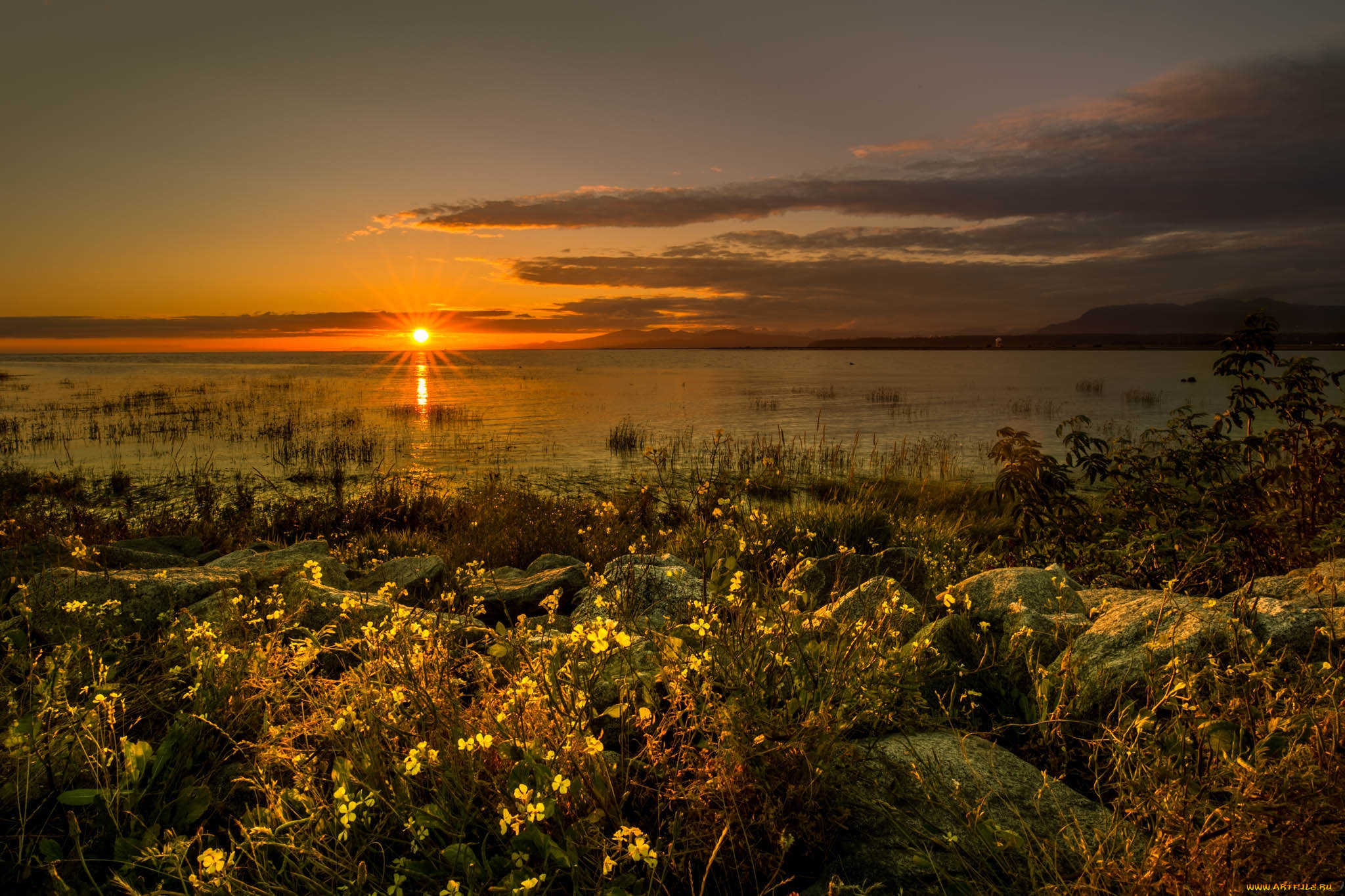 природа, восходы, закаты, простор