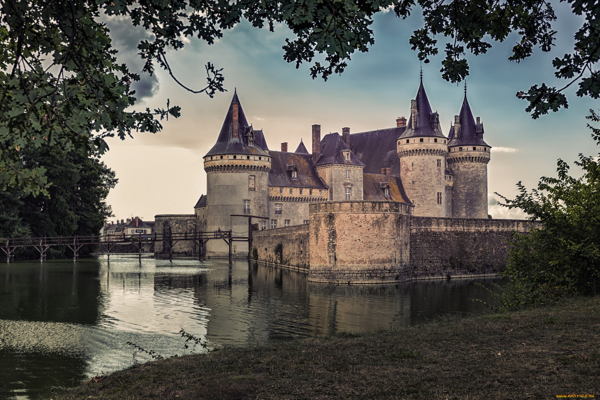 sully, города, замки, франции, замок