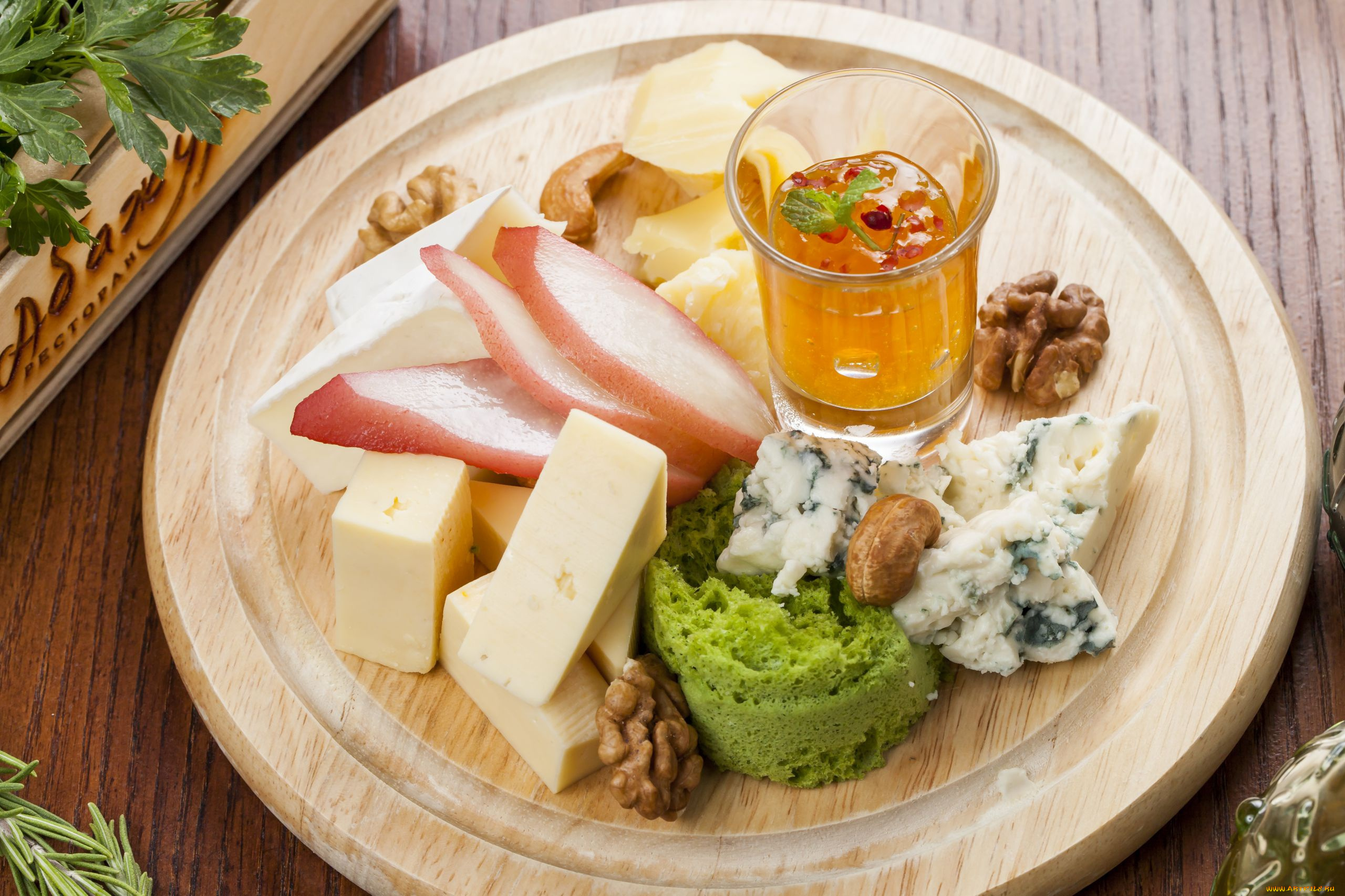 еда, разное, сыр, мед, орехи, ассорти