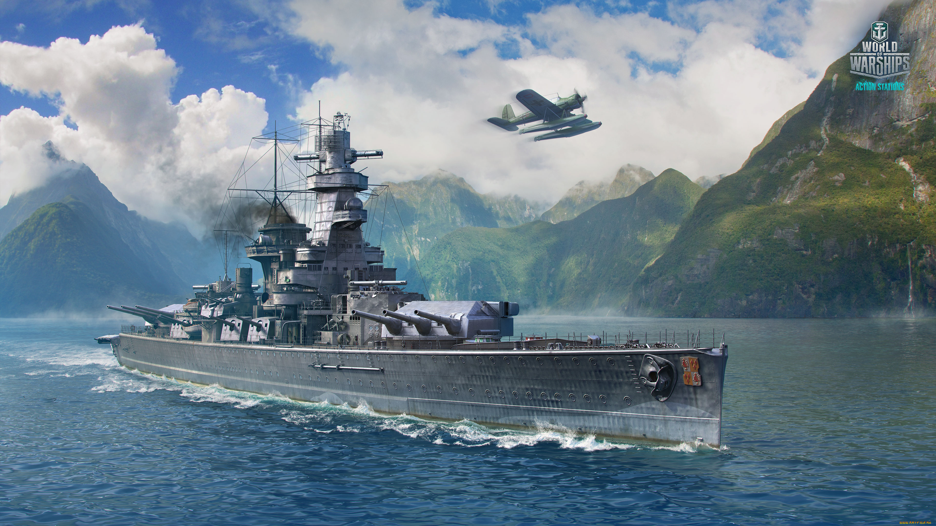 видео, игры, world, of, warships, онлайн, action, симулятор, world, of, warships