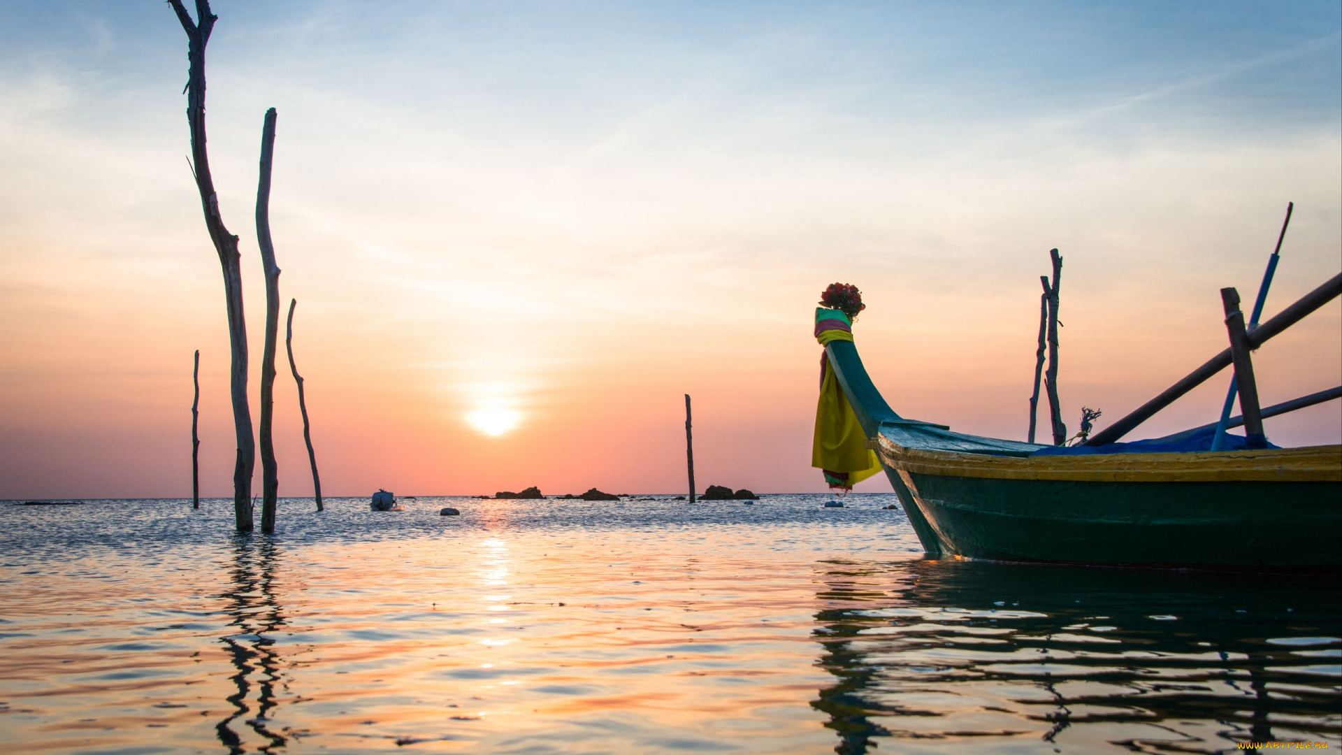 корабли, лодки, , шлюпки, озеро, лодка, закат