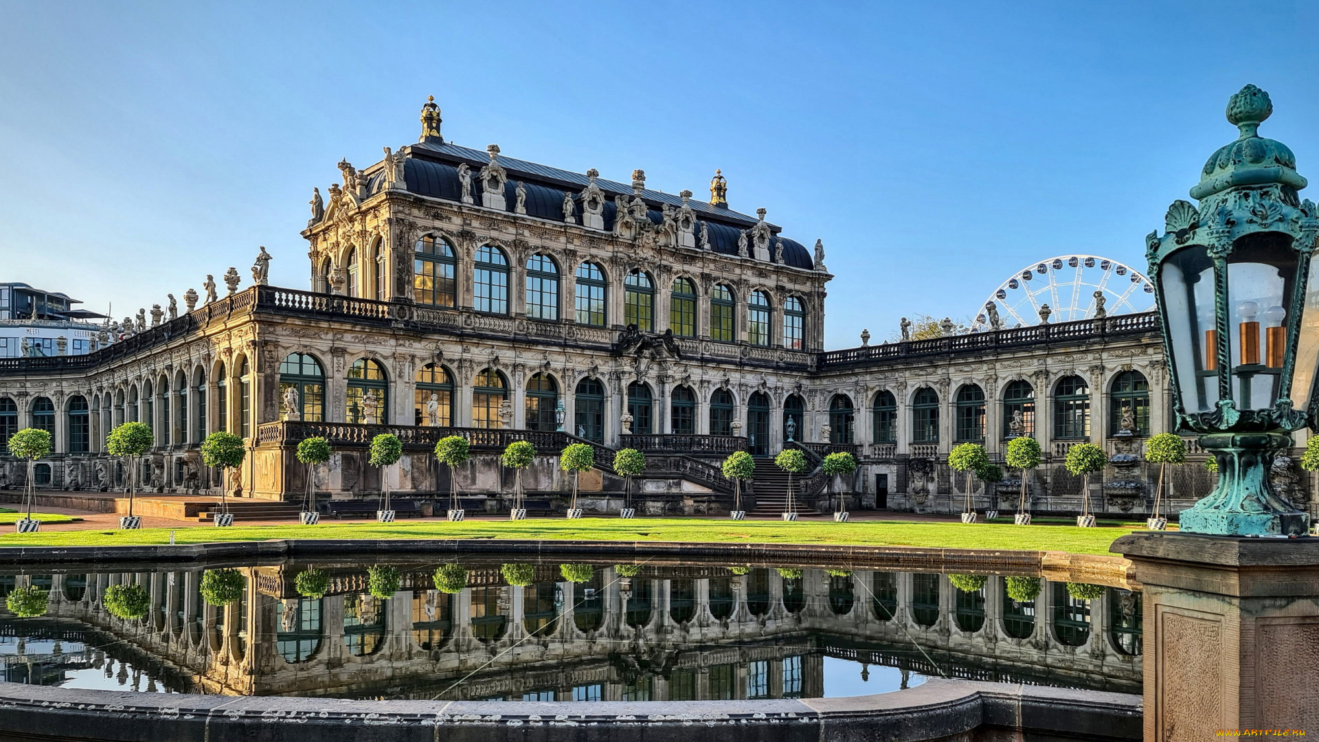 zwinger, города, дрезден, , германия