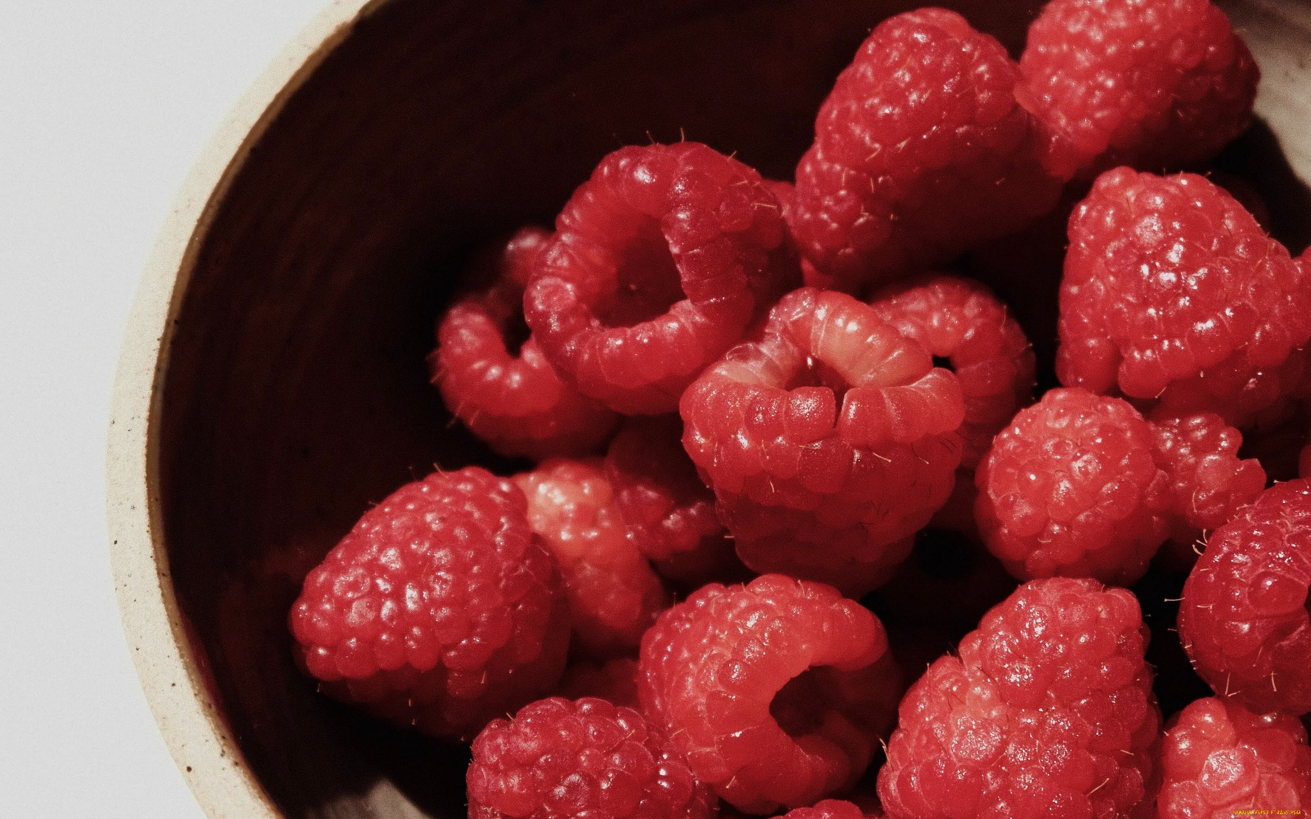 еда, малина, спелая, ягоды