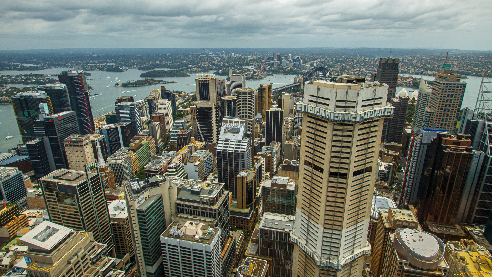 города, сидней, , австралия, сидней, мегаполис, бухта, мост