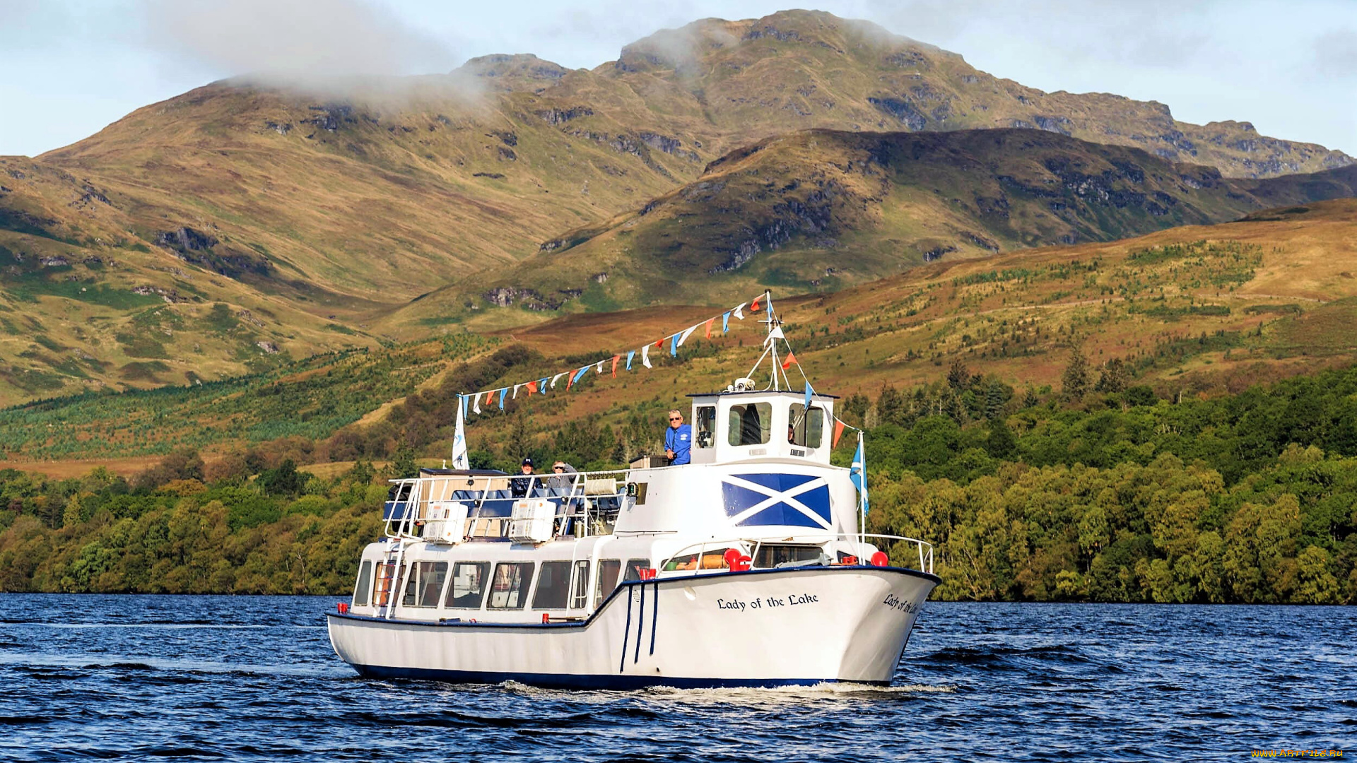 loch, katrine, scotland, корабли, теплоходы, loch, katrine