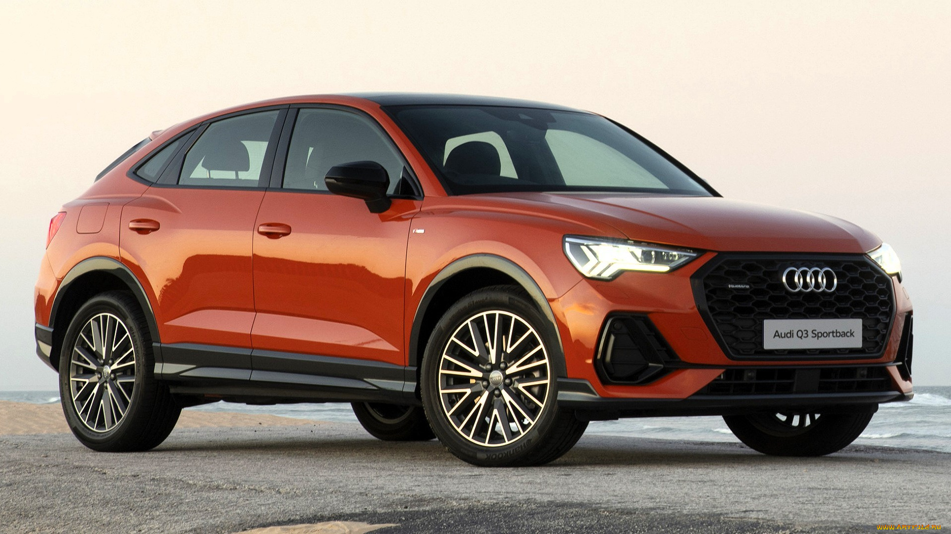 audi, q3, 40, tfsi, sportback, s, line, автомобили, audi, красный