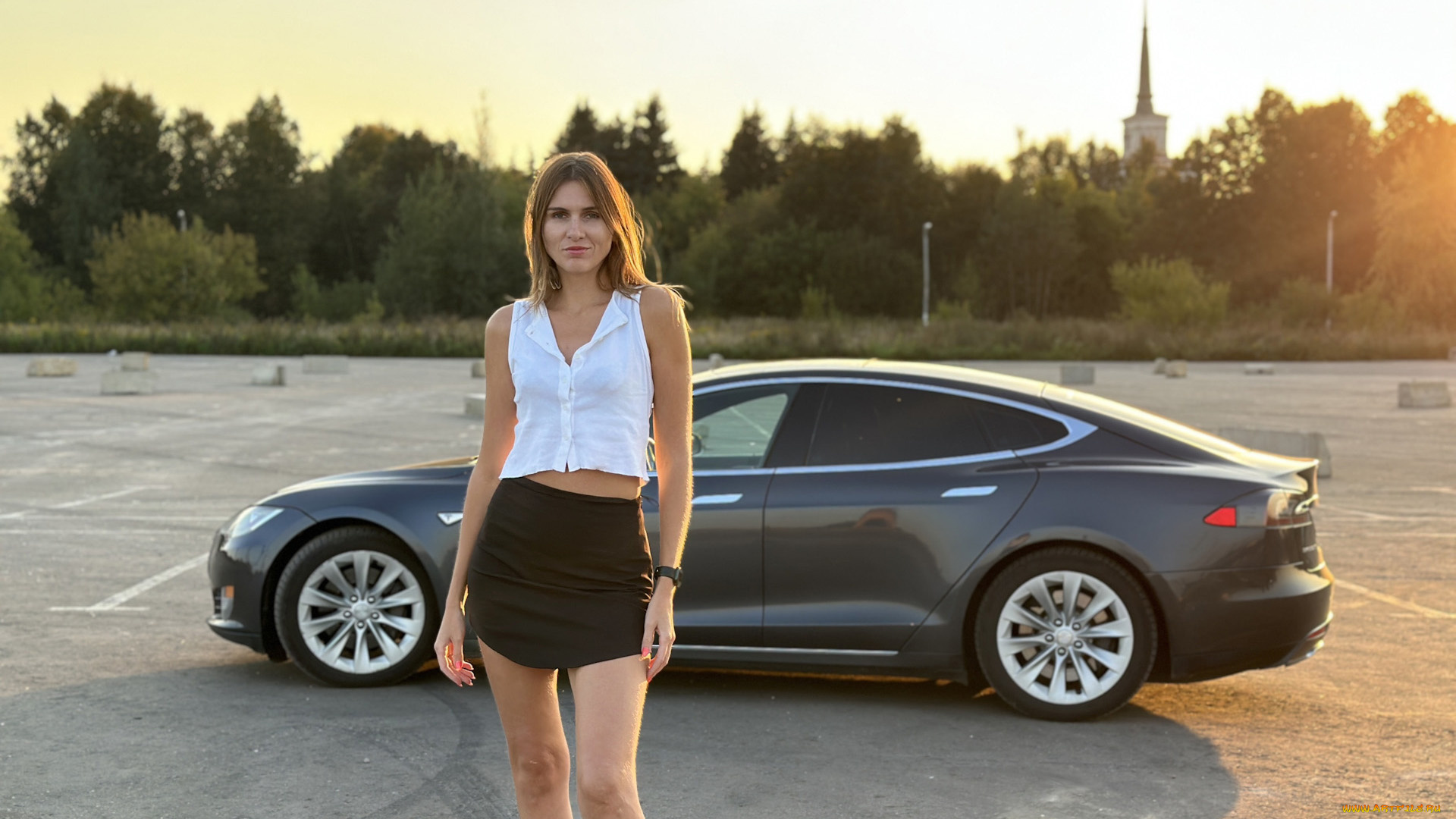 автомобили, -авто, с, девушками, красивая, девушка