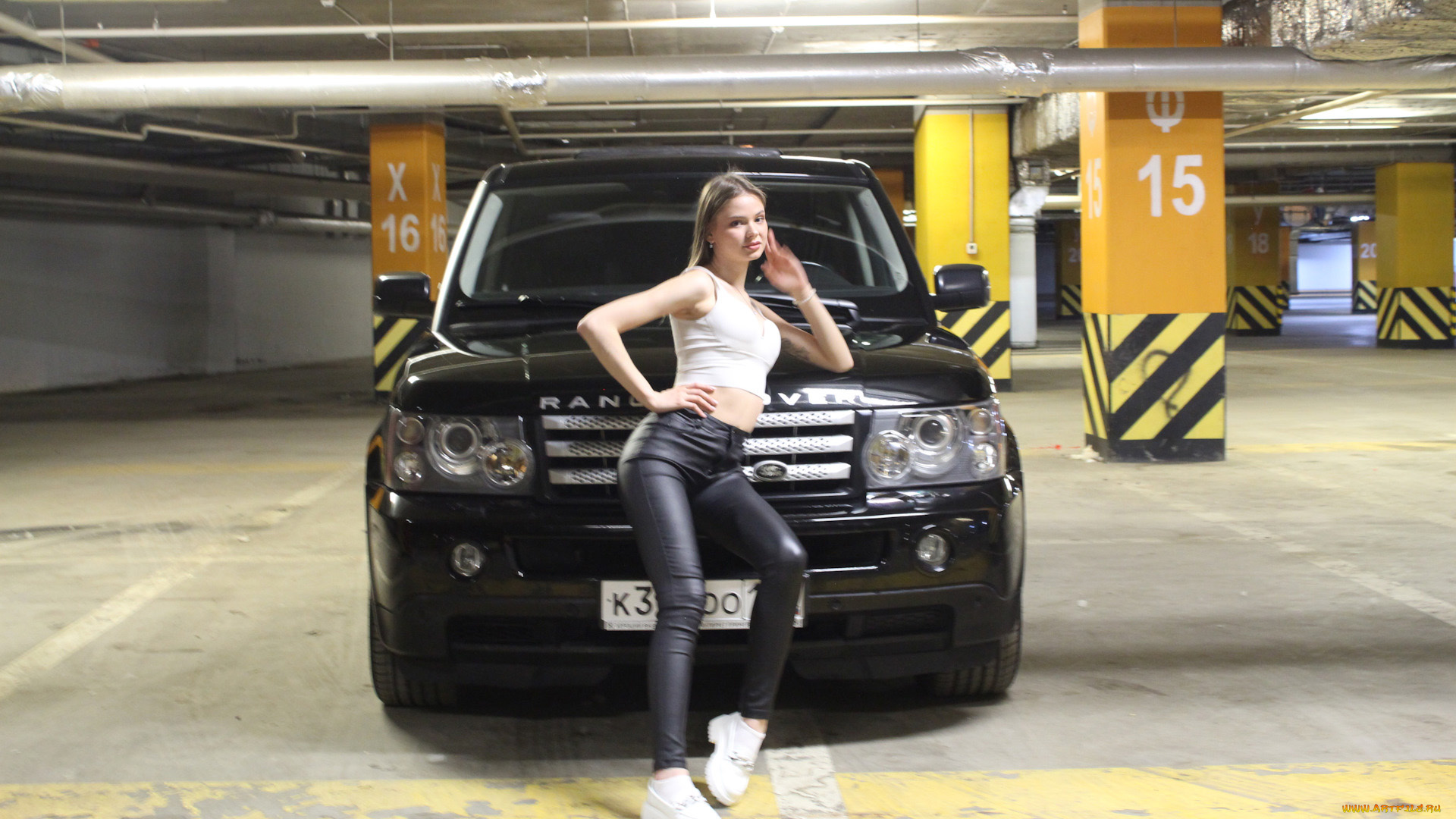 автомобили, -авто, с, девушками, land, rover, range