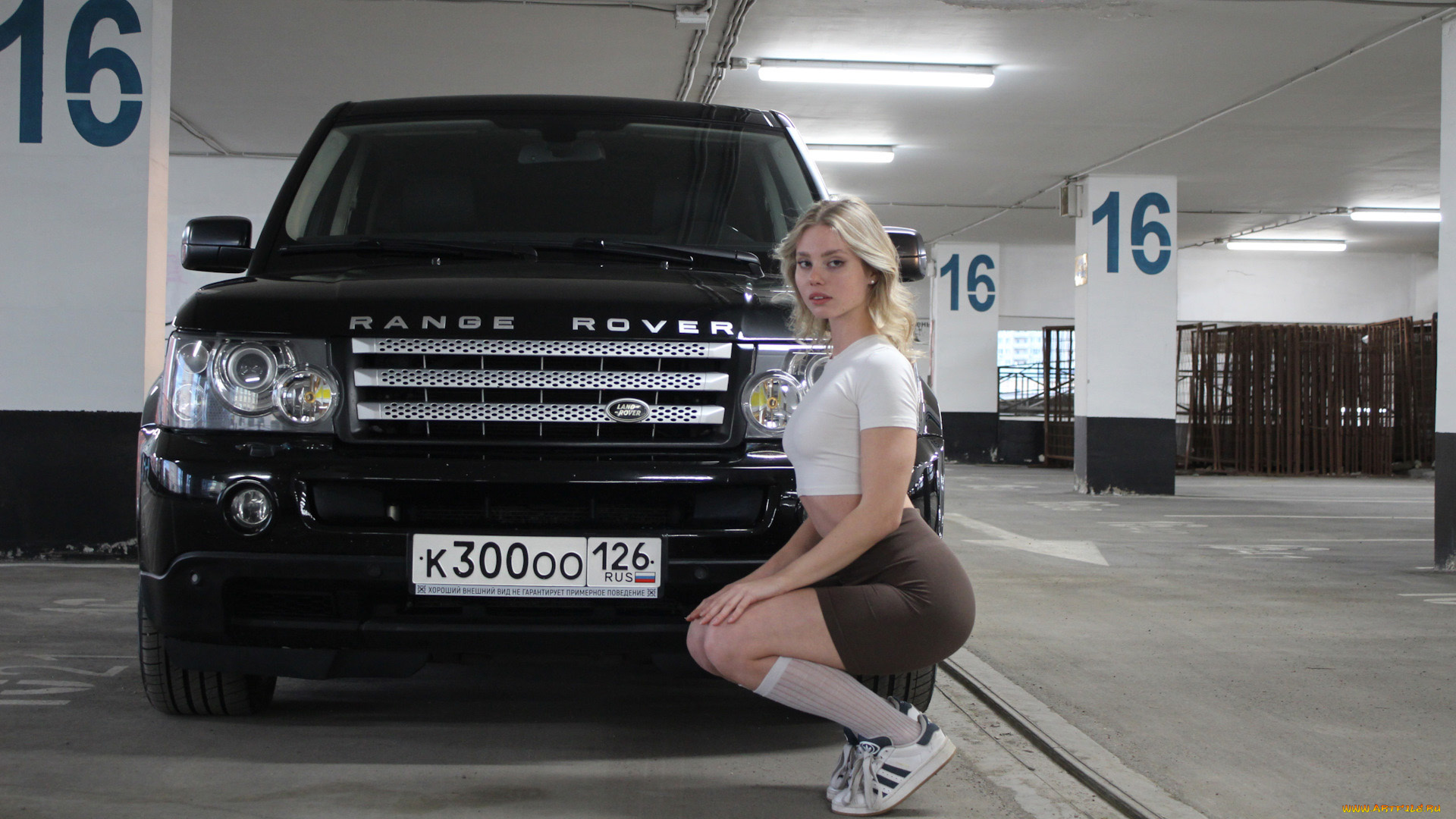 автомобили, -авто, с, девушками, land, rover, range