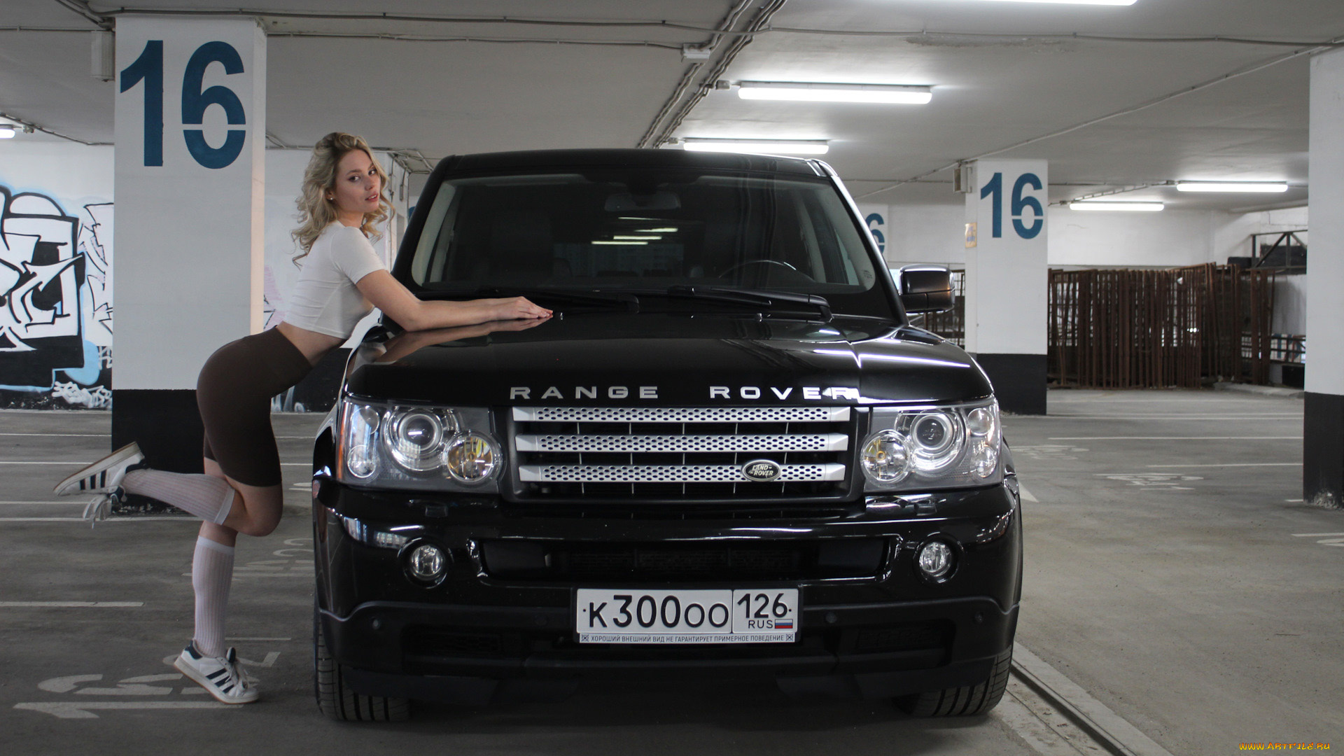 автомобили, -авто, с, девушками, land, rover, range