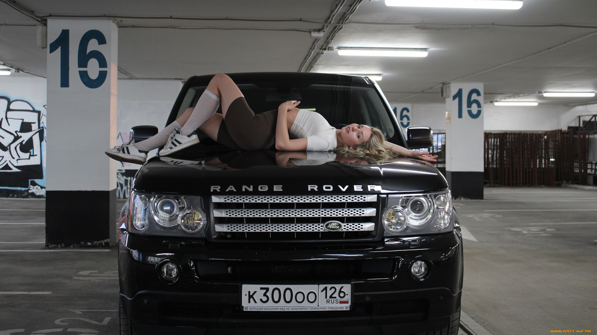 автомобили, -авто, с, девушками, land, rover, range