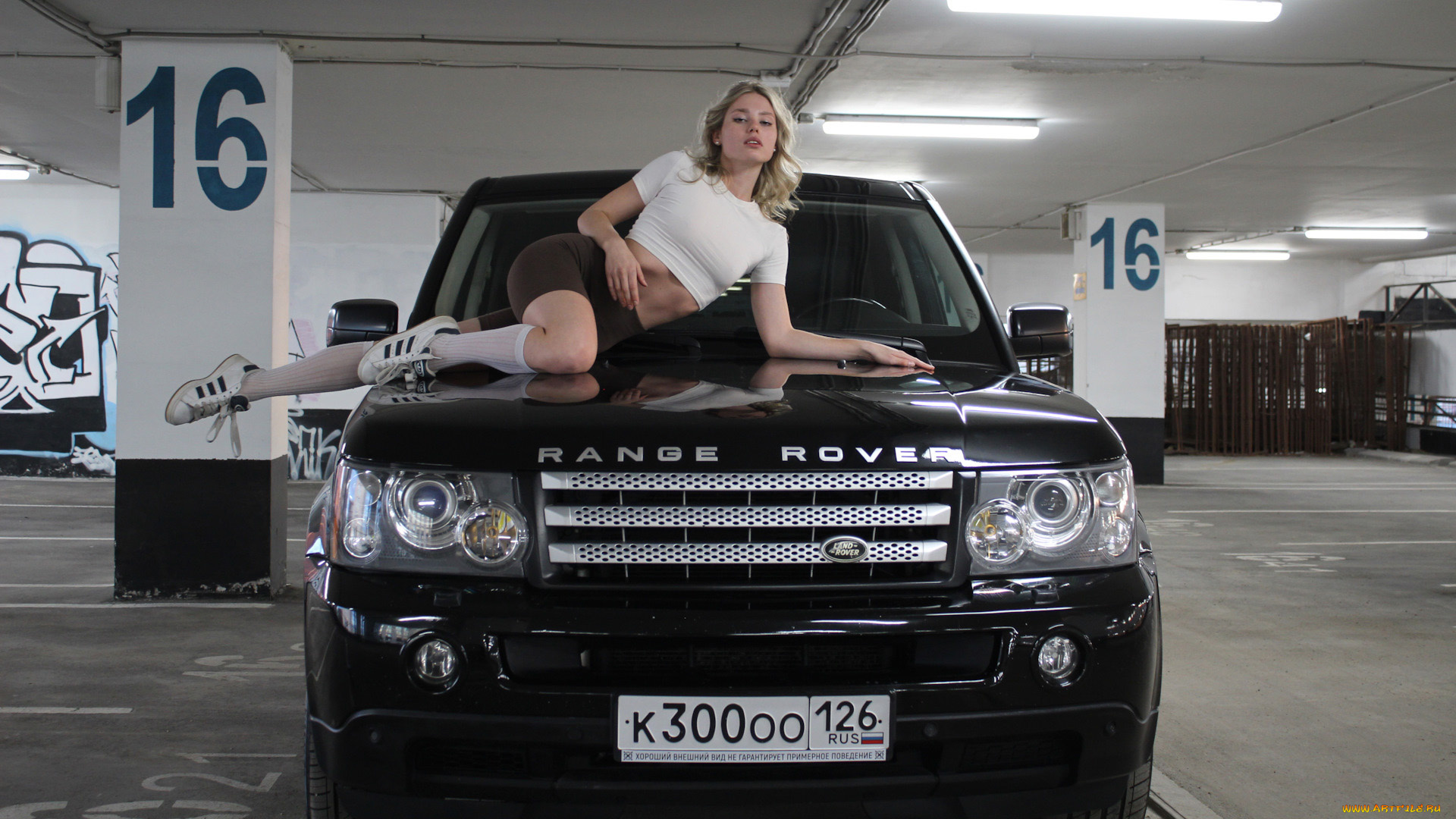 автомобили, -авто, с, девушками, land, rover, range