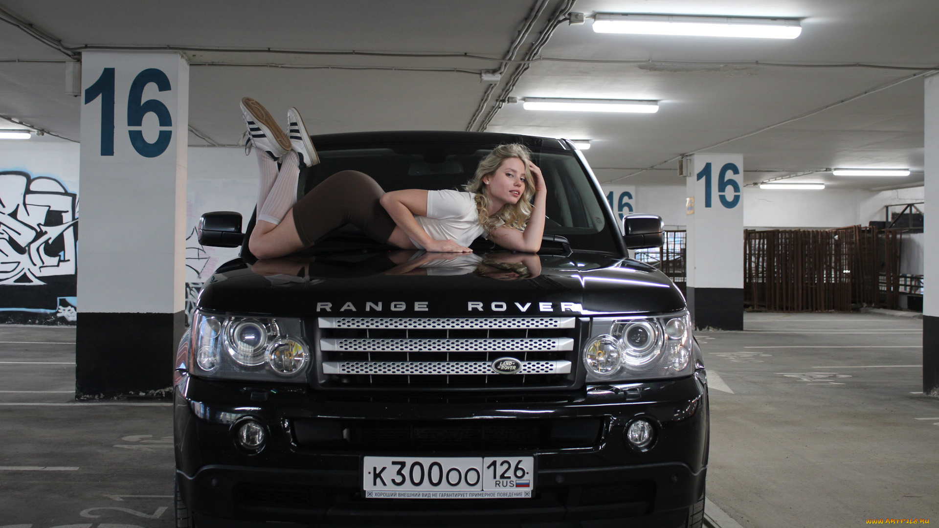 автомобили, -авто, с, девушками, land, rover, range