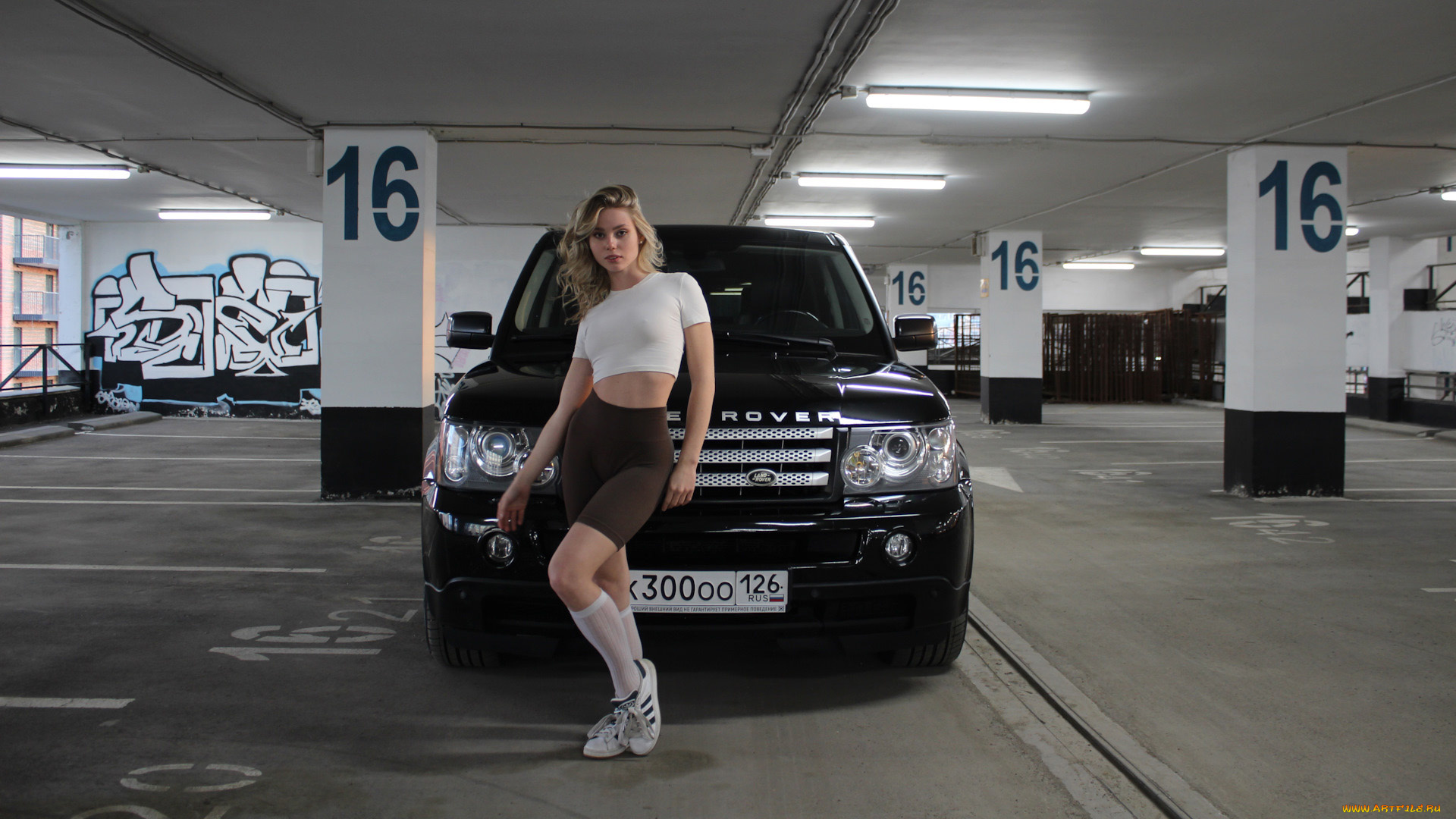 автомобили, -авто, с, девушками, land, rover, range