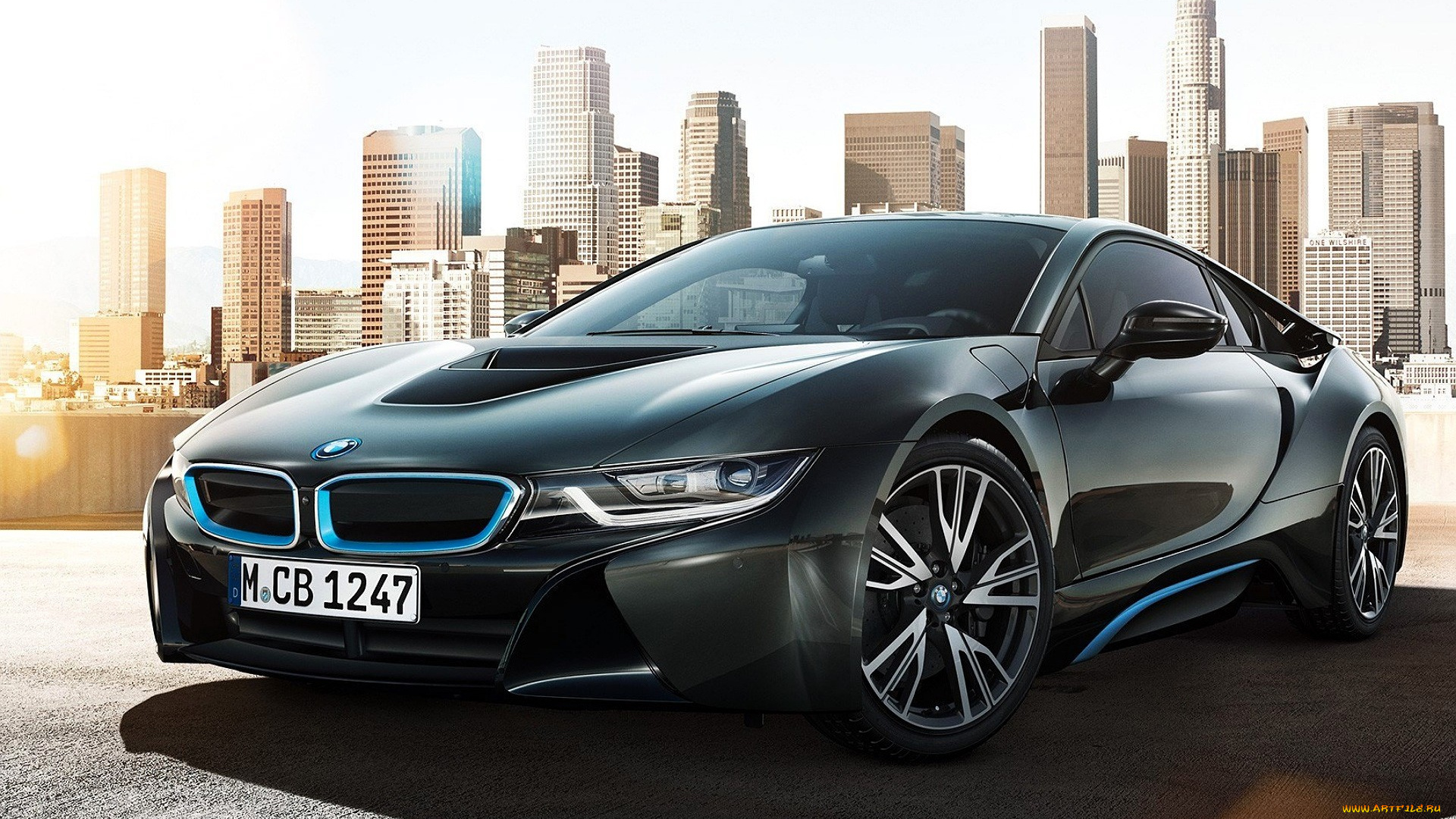 bmw, i8, автомобили, bmw, черный, город