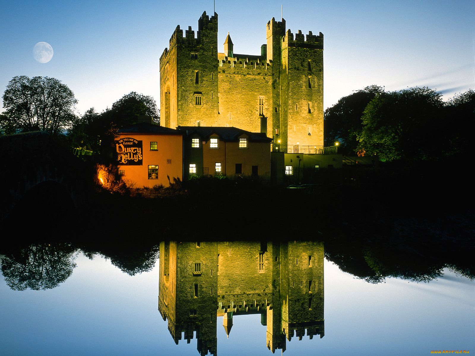 города, дворцы, замки, крепости, bunratty, castle, ireland