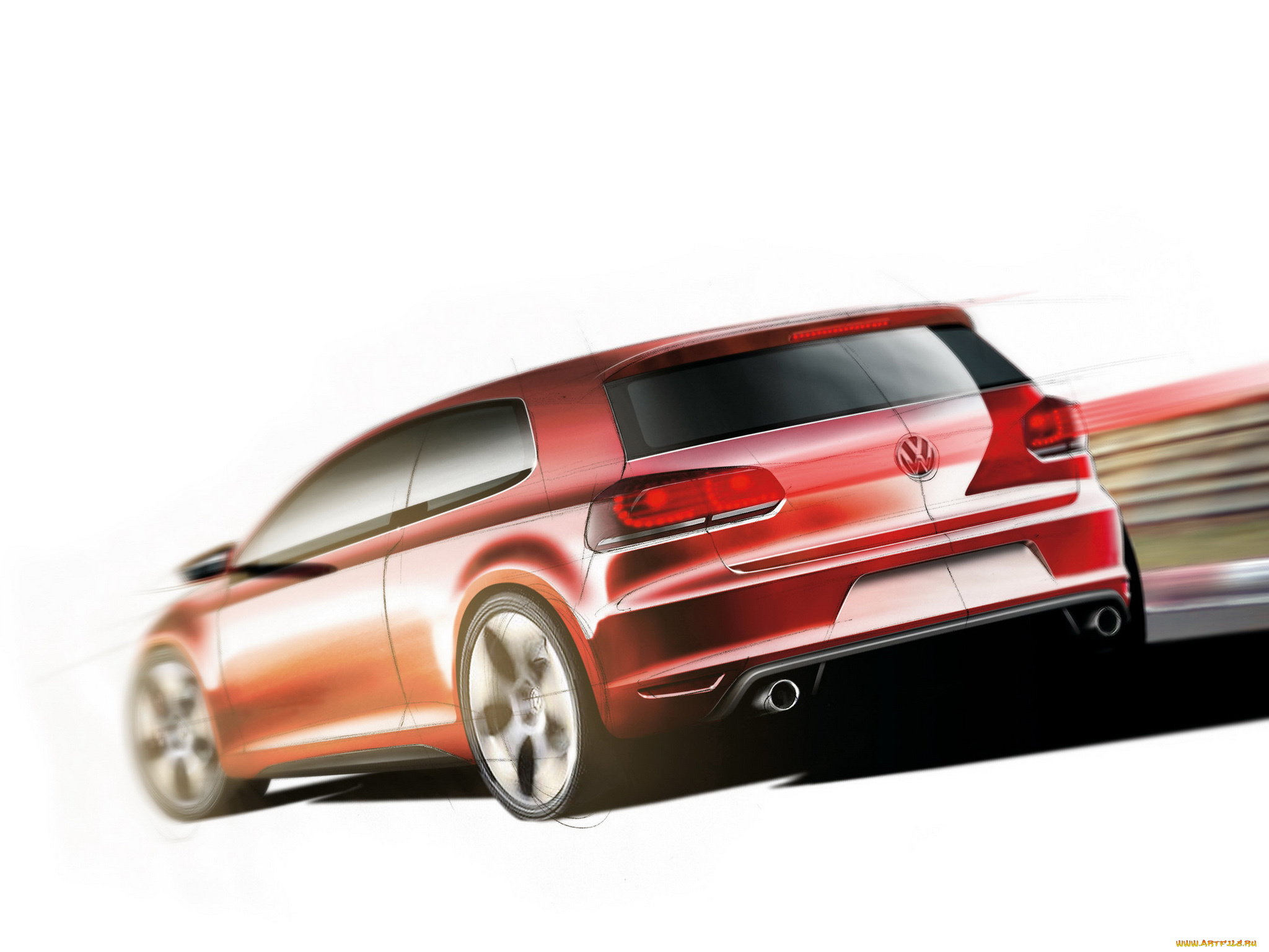 автомобили, рисованные