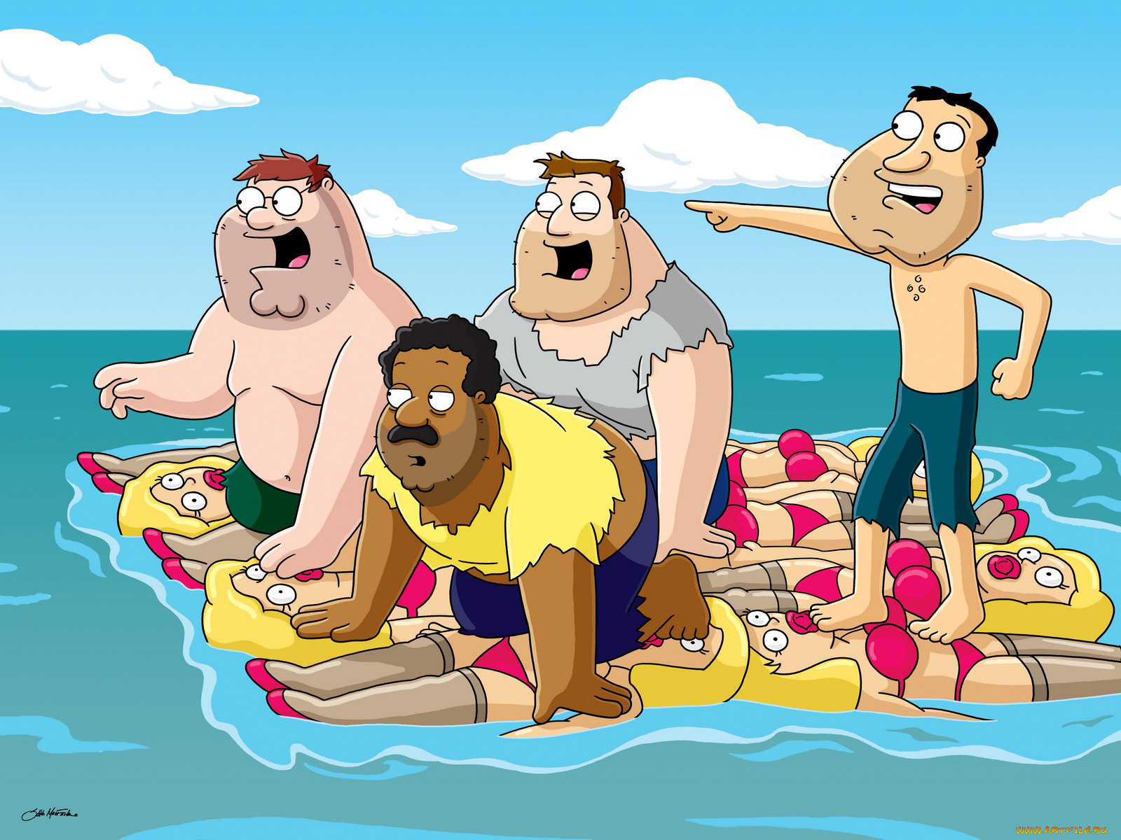 family, guy, мультфильмы