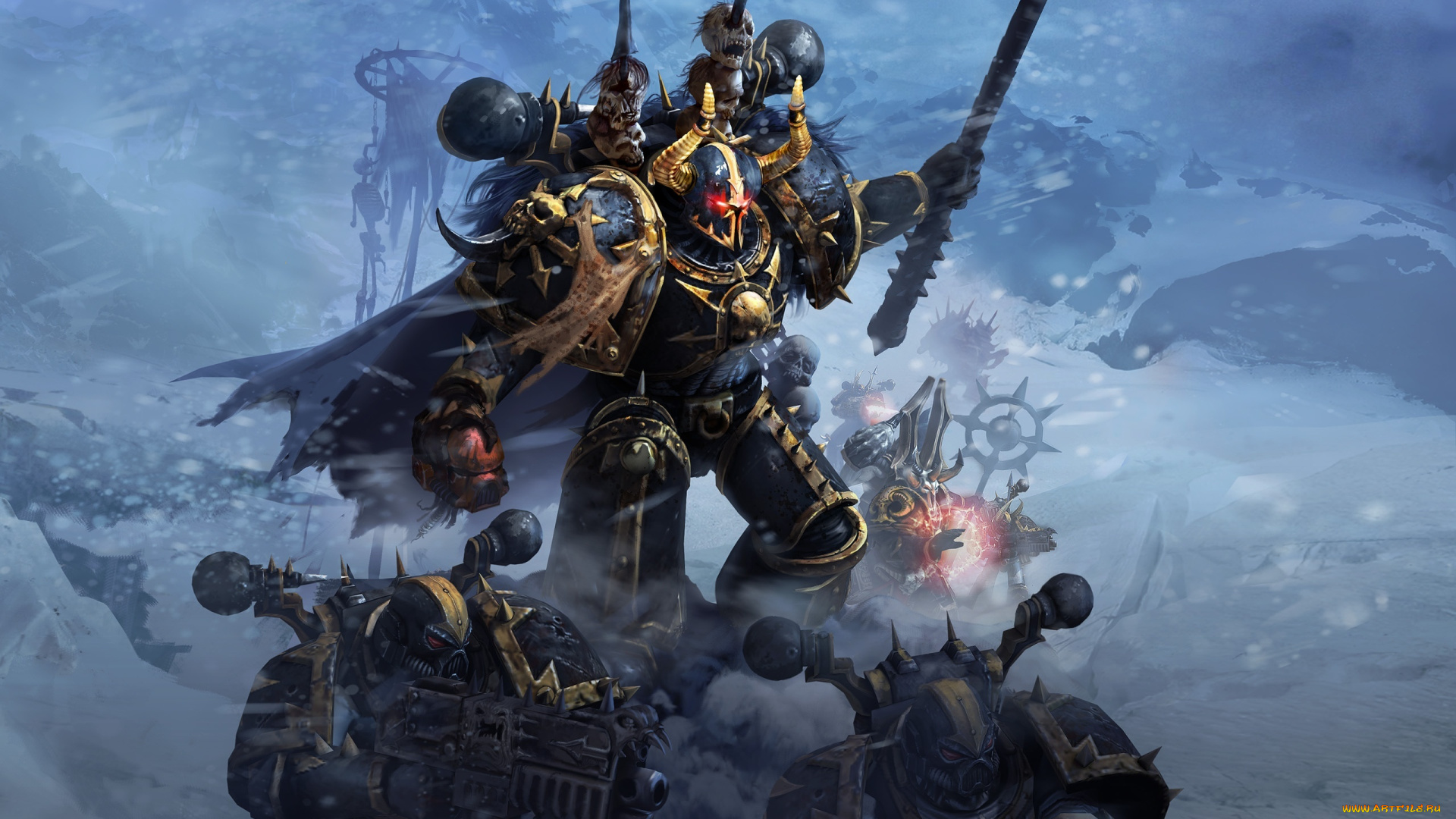 warhammer, 40, 000, dawn, of, war, ii, chaos, rising, видео, игры