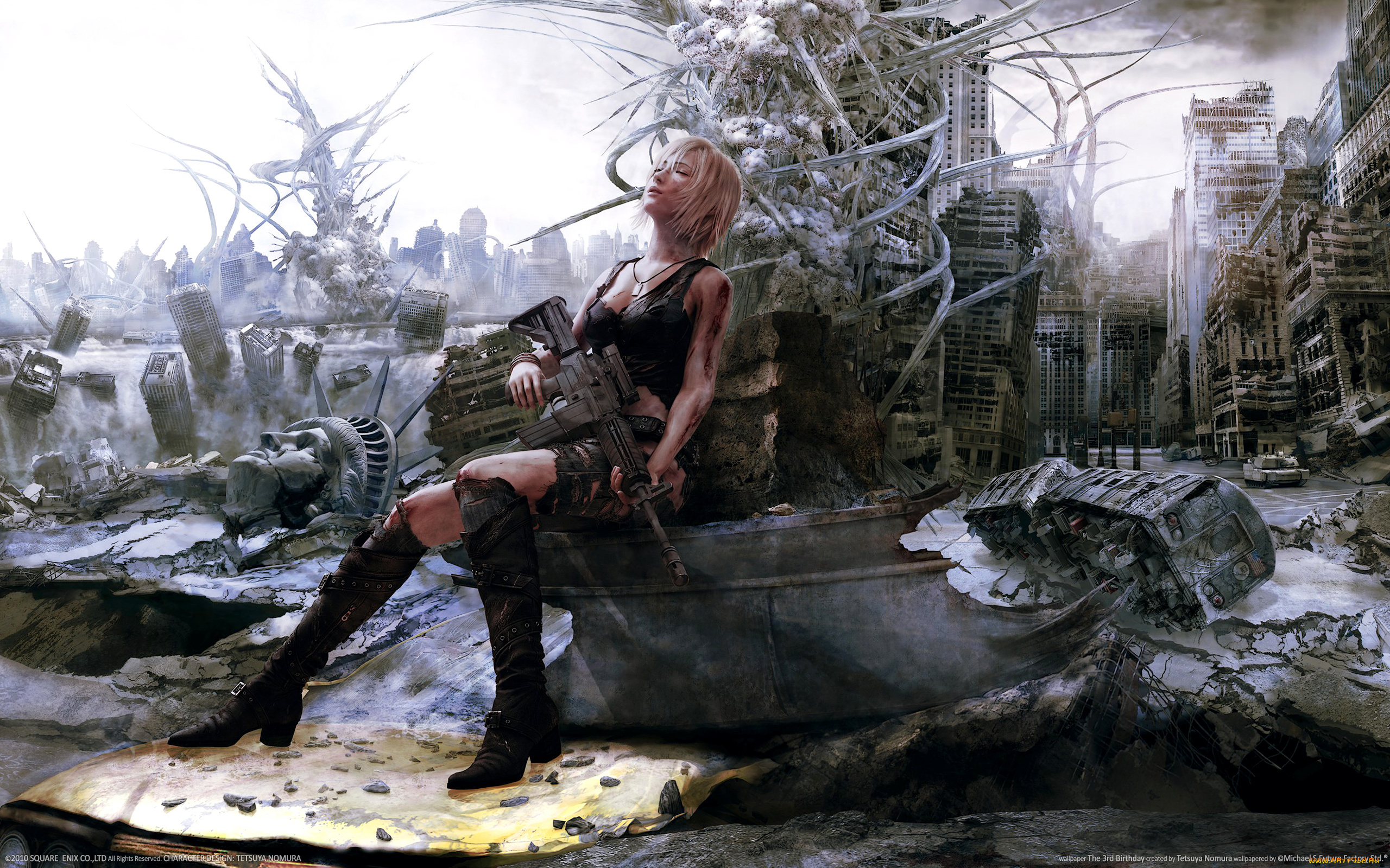 parasite, eve, 3rd, birthday, artwork, видео, игры, the