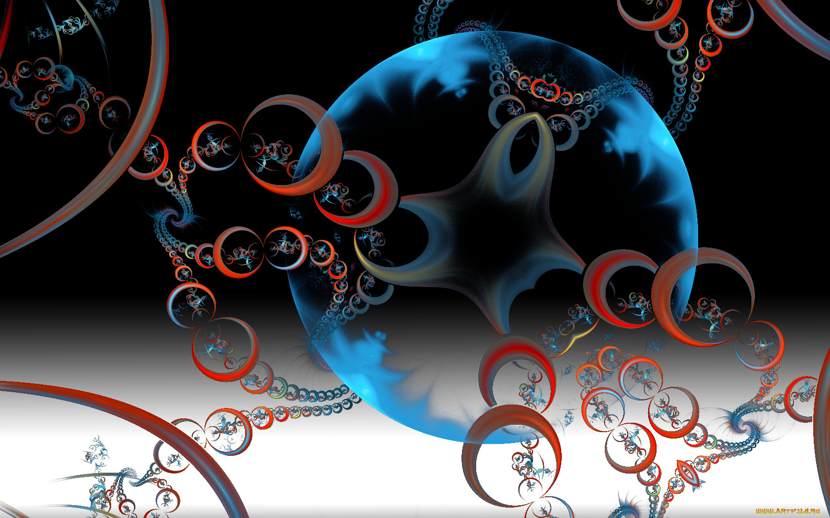 3д, графика, fractal, фракталы, фрактал, узор