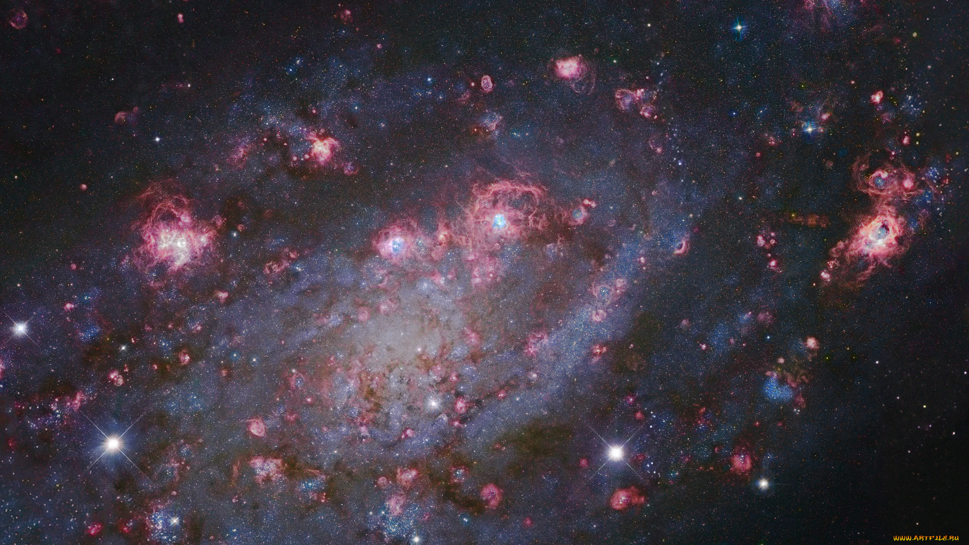 космос, звезды, созвездия, созвездие, жирафа, nebula, ngc2403, свет