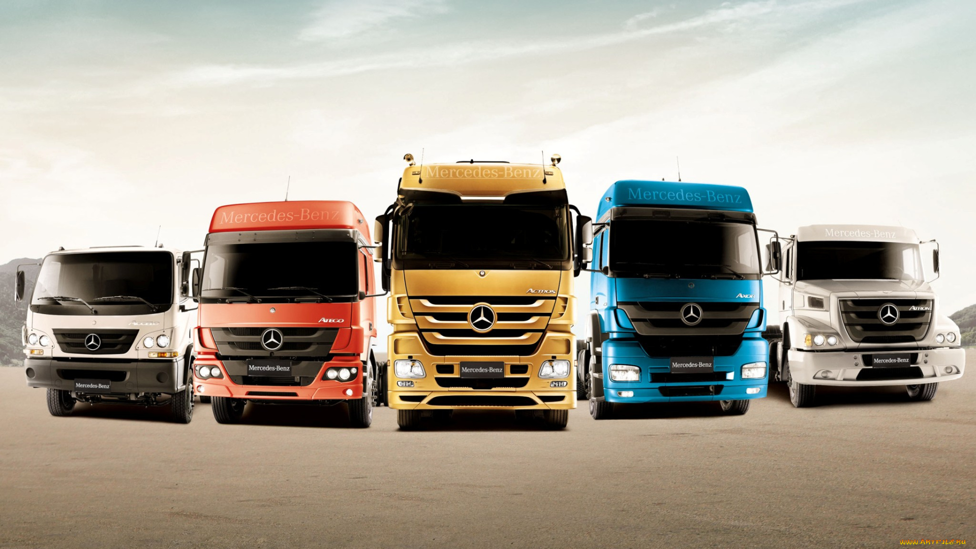 mercedes, benz, автомобили, trucks