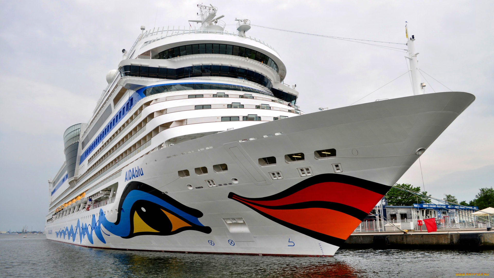 aidablu, корабли, лайнеры, порт, причал, лайнер, круизный