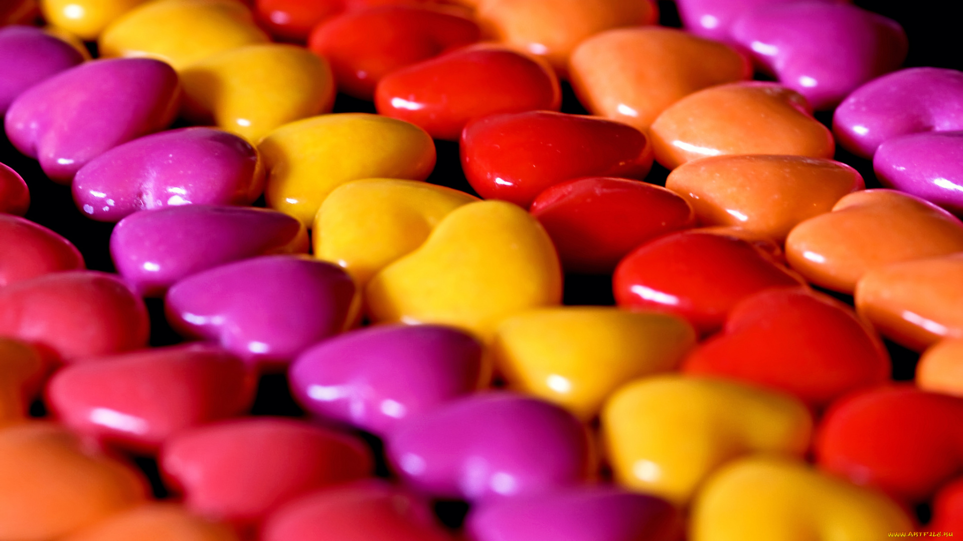 еда, конфеты, шоколад, сладости, драже, сердечки, макро