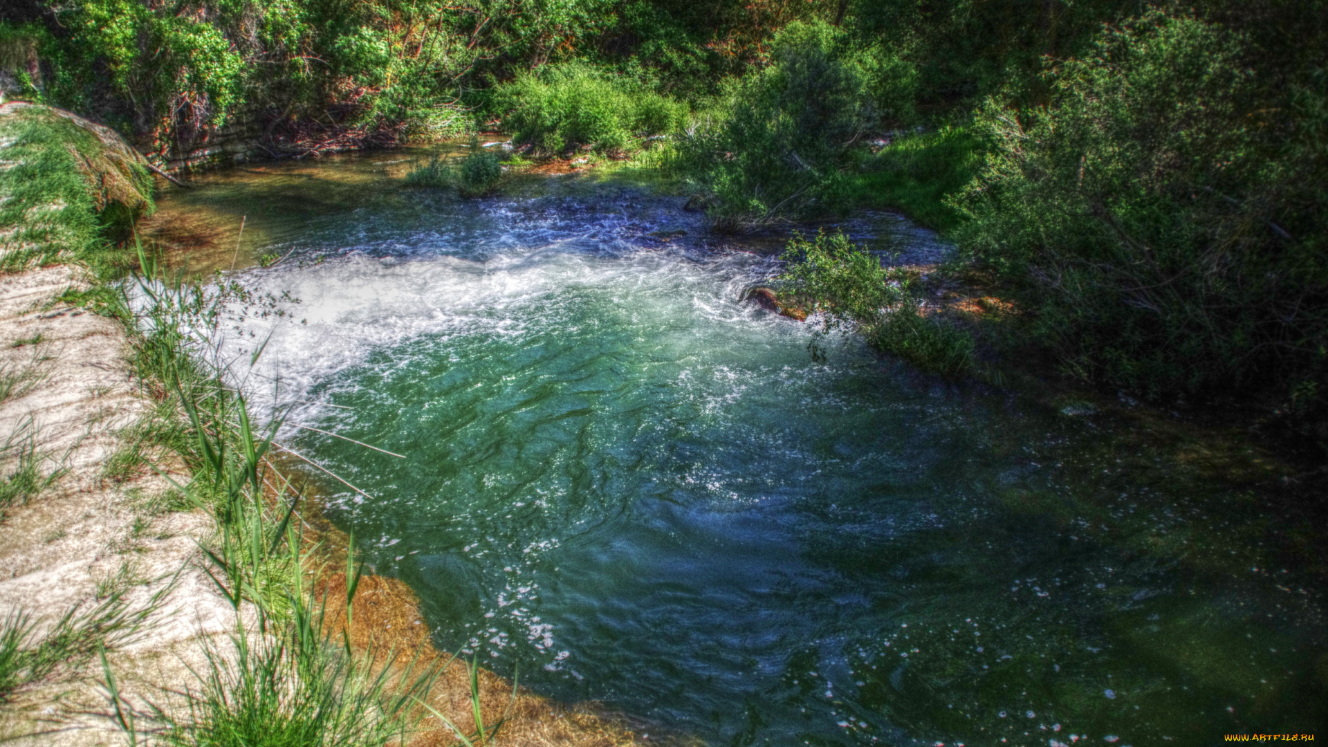 испания, вальес, алавесес, природа, реки, озера, лес, река