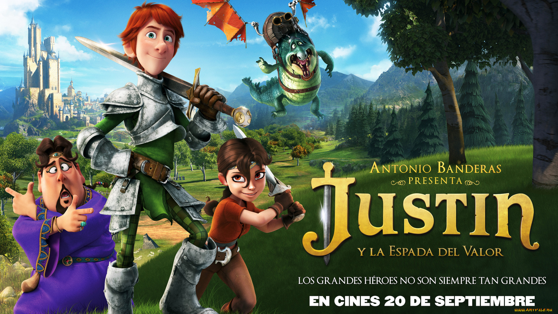 justin, and, the, knights, of, valour, мультфильмы, джастин, и, рыцари, доблести