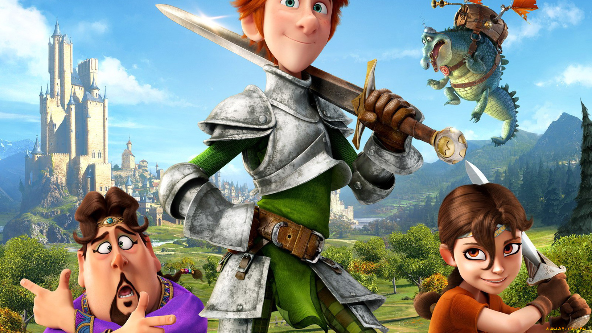 justin, and, the, knights, of, valour, мультфильмы, джастин, и, рыцари, доблести