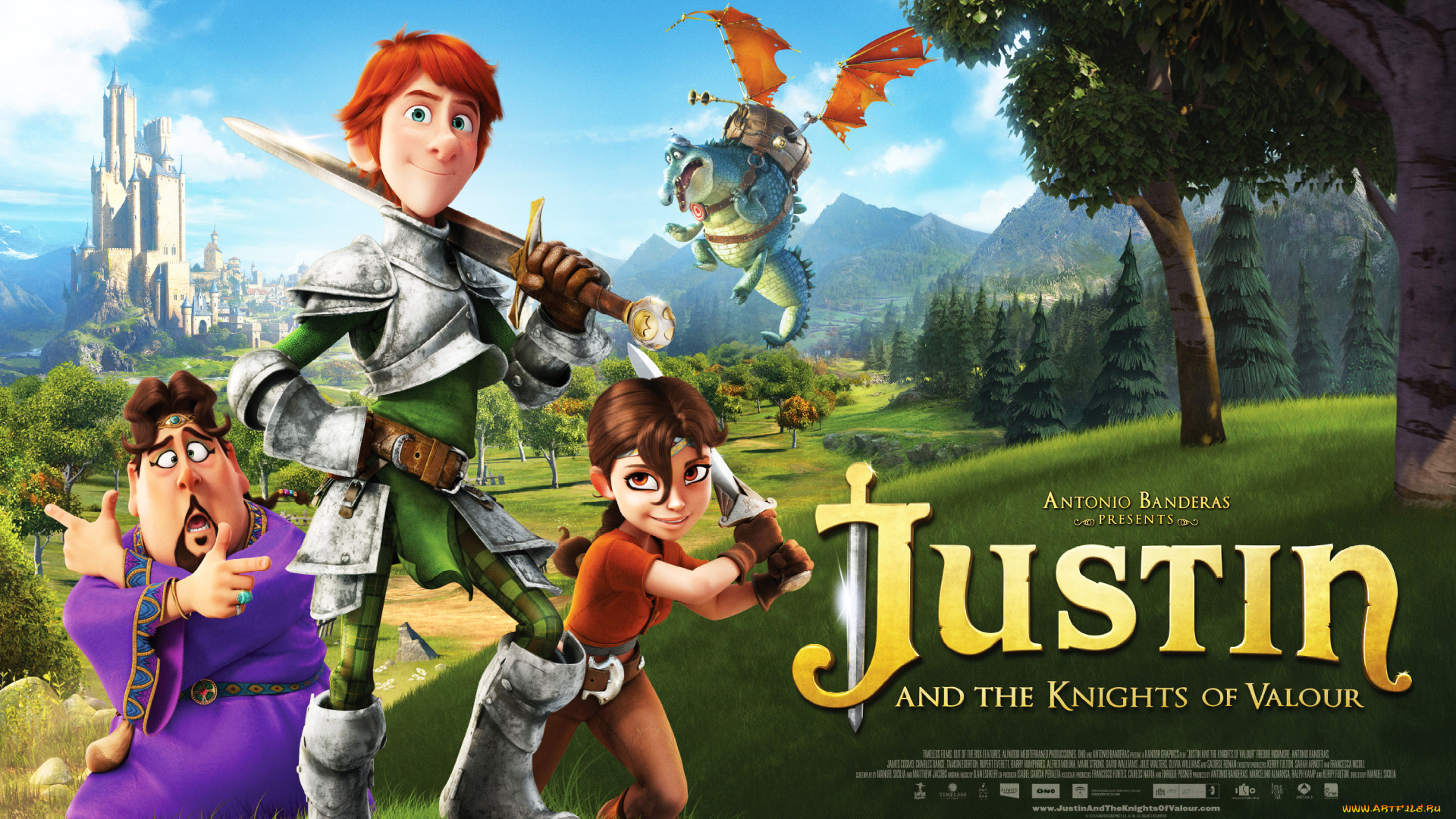 justin, and, the, knights, of, valour, мультфильмы, джастин, и, рыцари, доблести