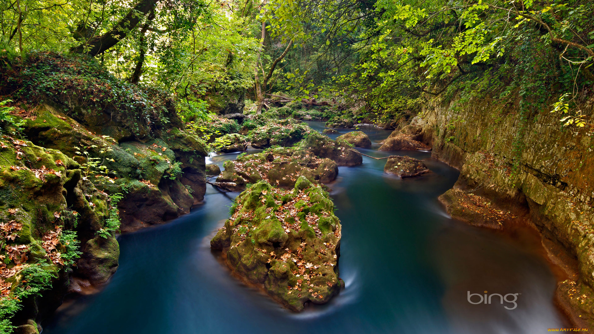 природа, реки, озера, лес, камни, мох, ручей, thyamis, river, ioannina, epirus, greece, эпир, греция, река
