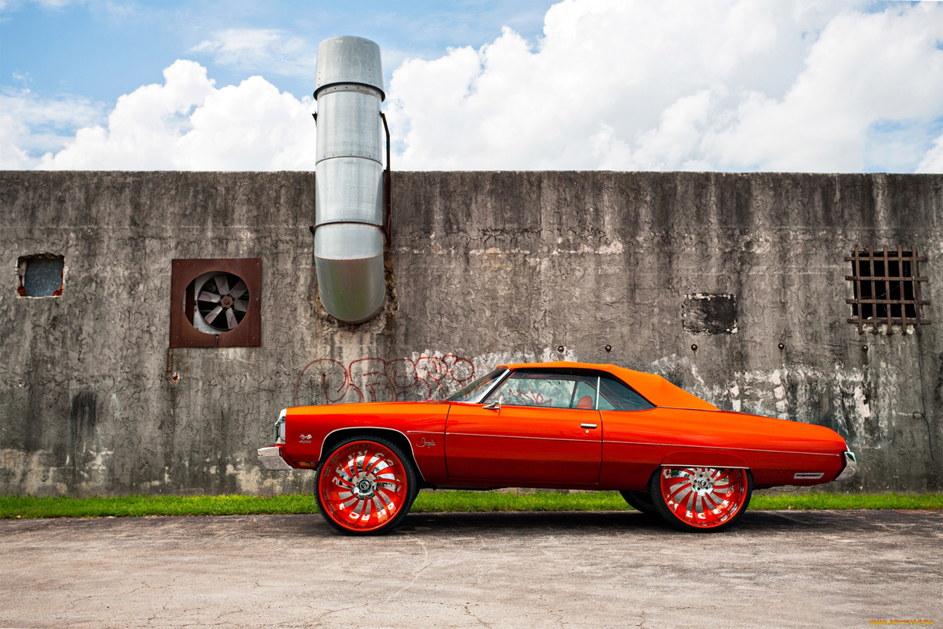 автомобили, chevrolet, стена