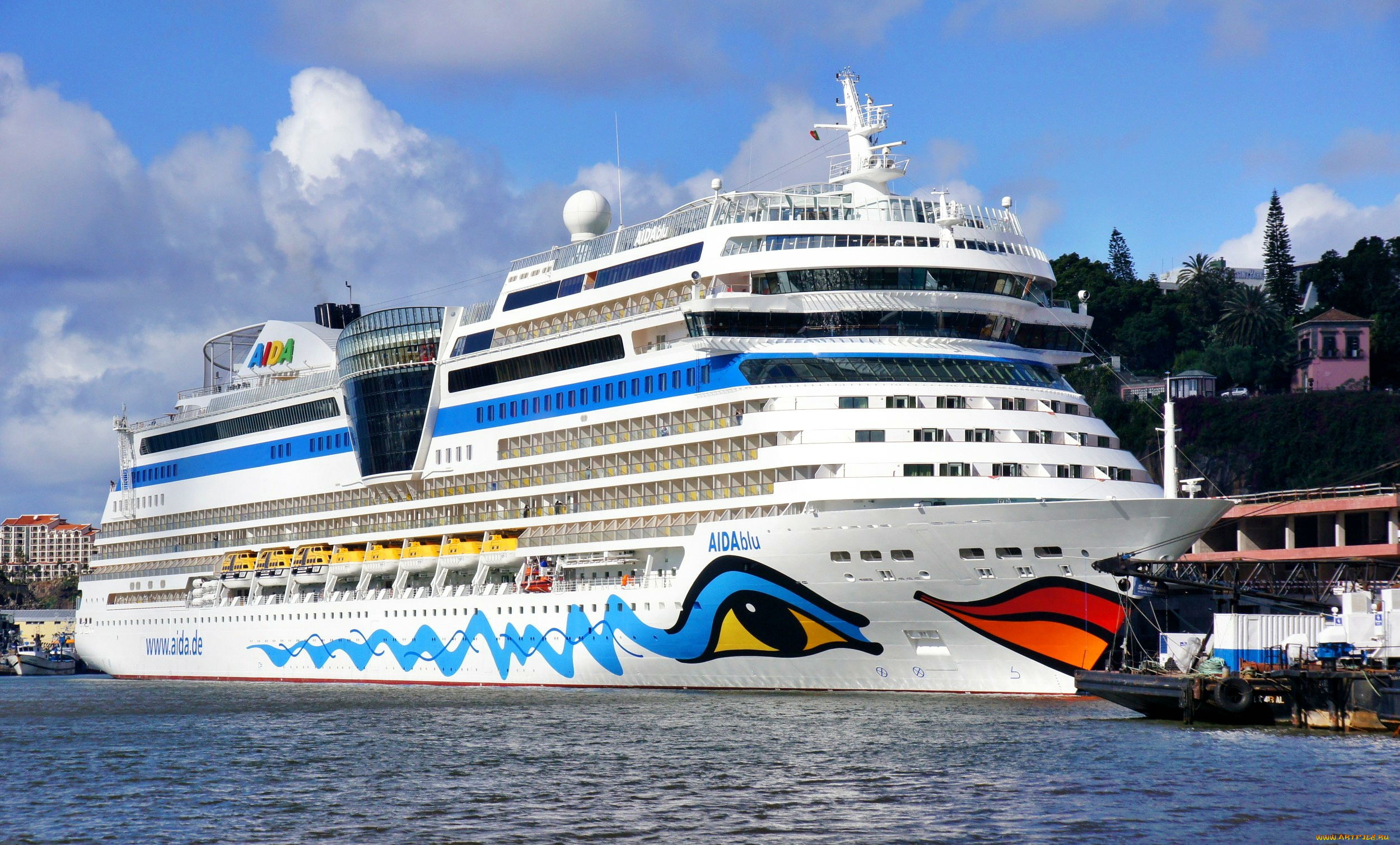 aidablu, корабли, лайнеры, причал, порт, лайнер, круизный
