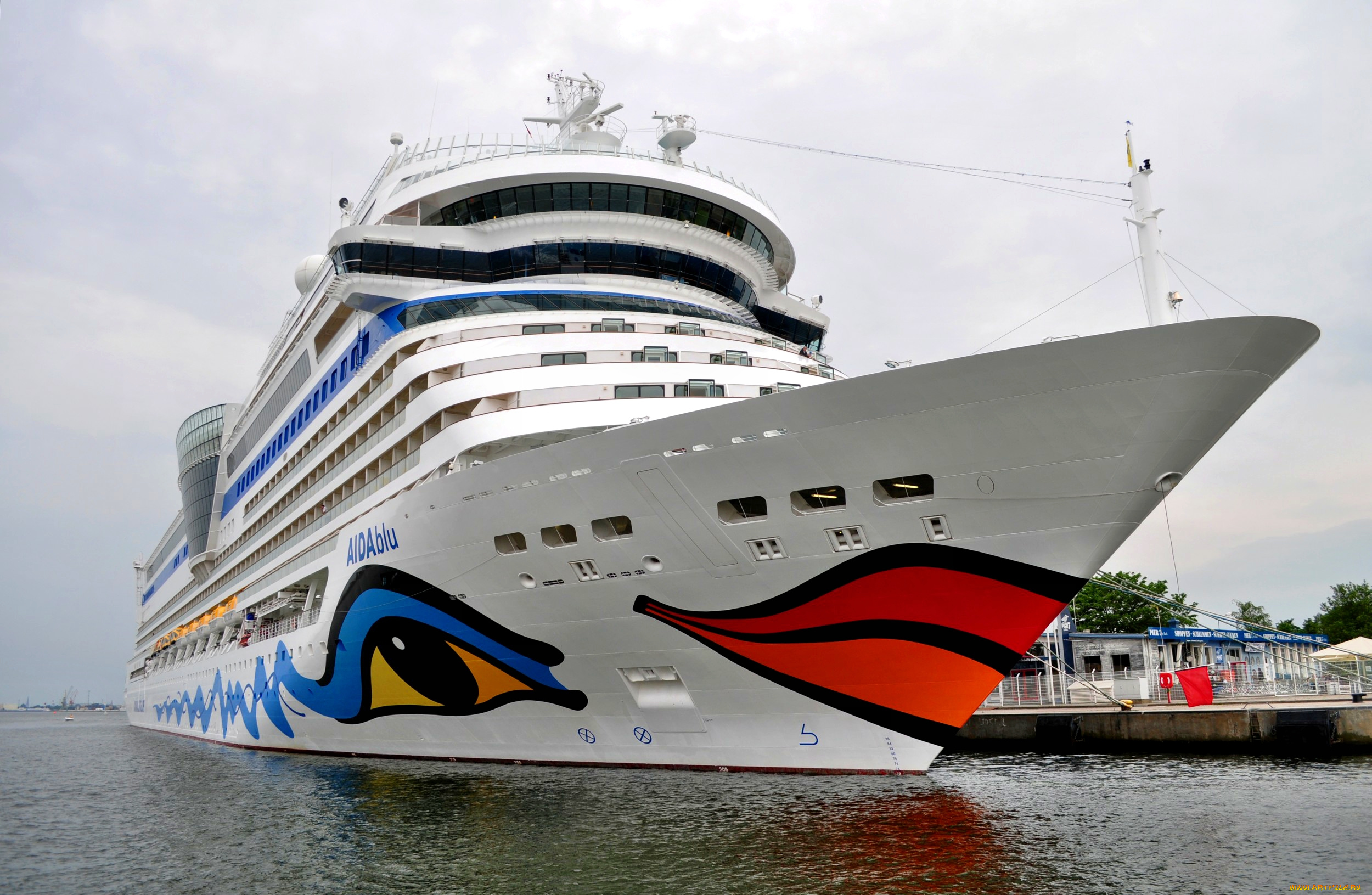 aidablu, корабли, лайнеры, порт, причал, лайнер, круизный