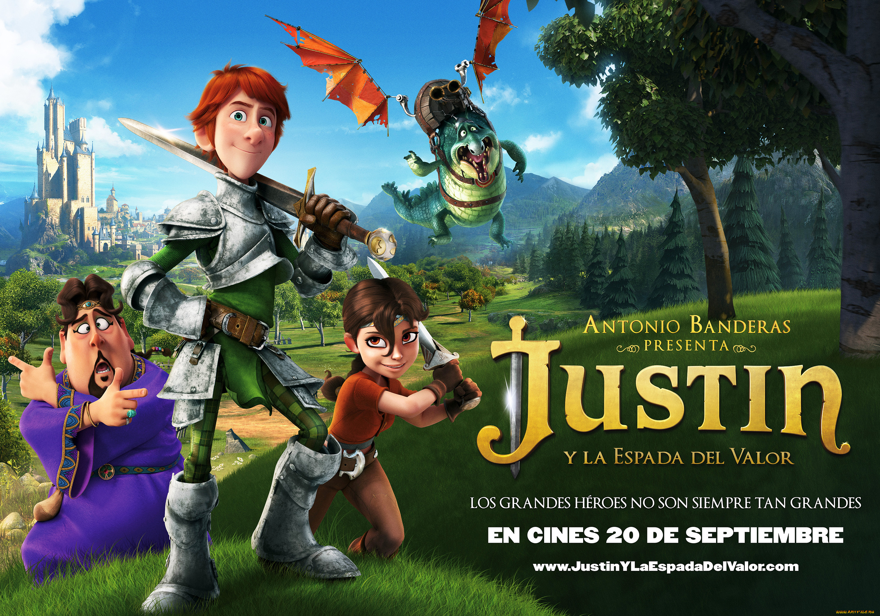 justin, and, the, knights, of, valour, мультфильмы, джастин, и, рыцари, доблести