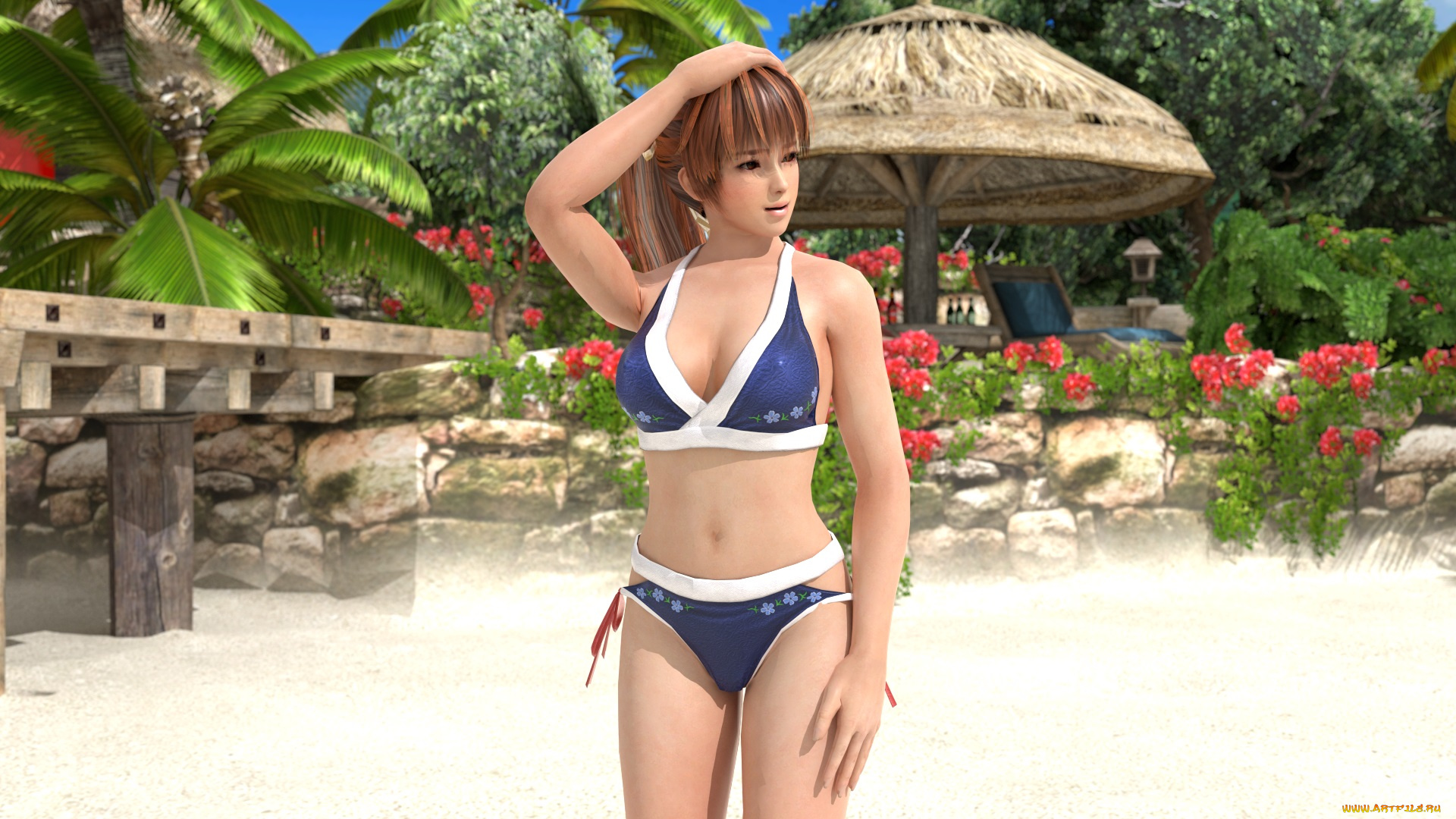 3д, графика, люди, , people, купальник, взгляд, девушка