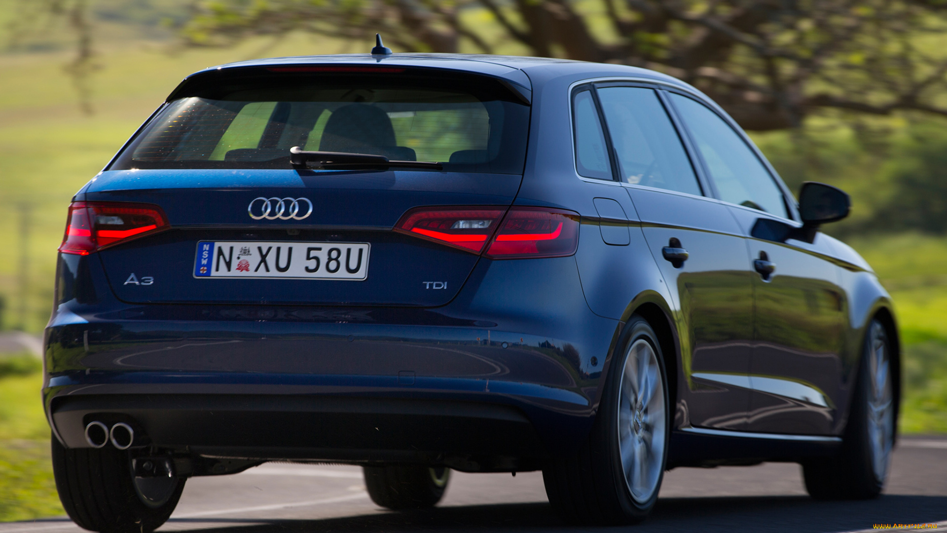 автомобили, audi, tdi, синий, 2013г, 2-0, a3, sportback, 8v, au-spec