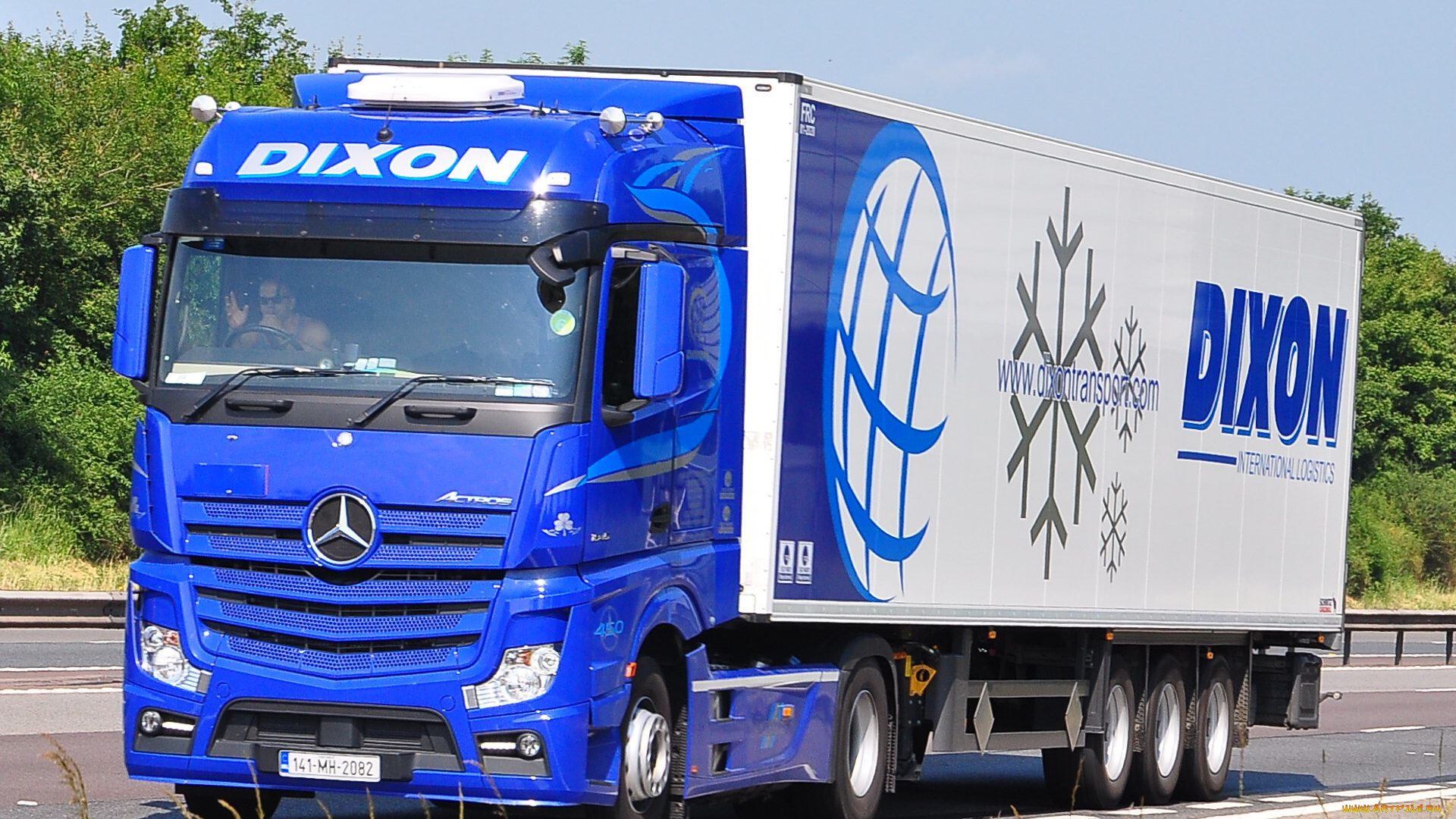 автомобили, mercedes, trucks, тягач, седельный, тяжелый, грузовик