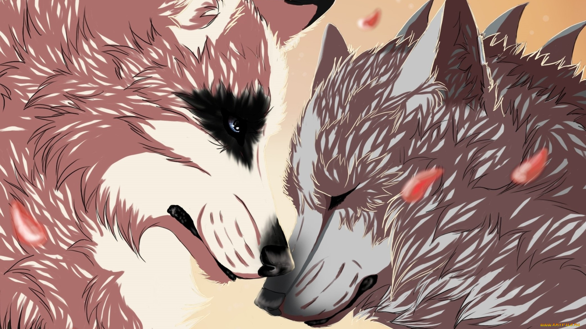 рисованные, животные, , собаки, собаки