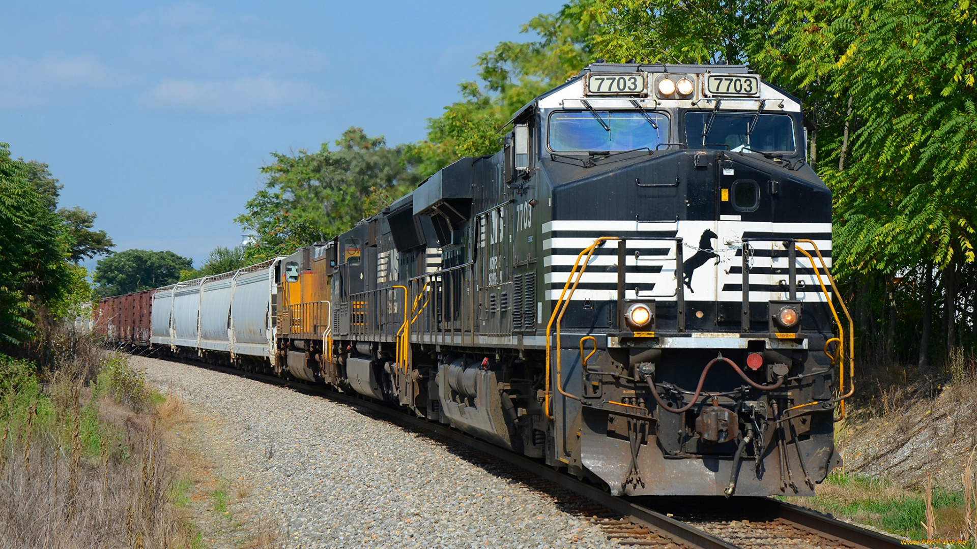 техника, поезда, дорога, железная, состав, локомотив