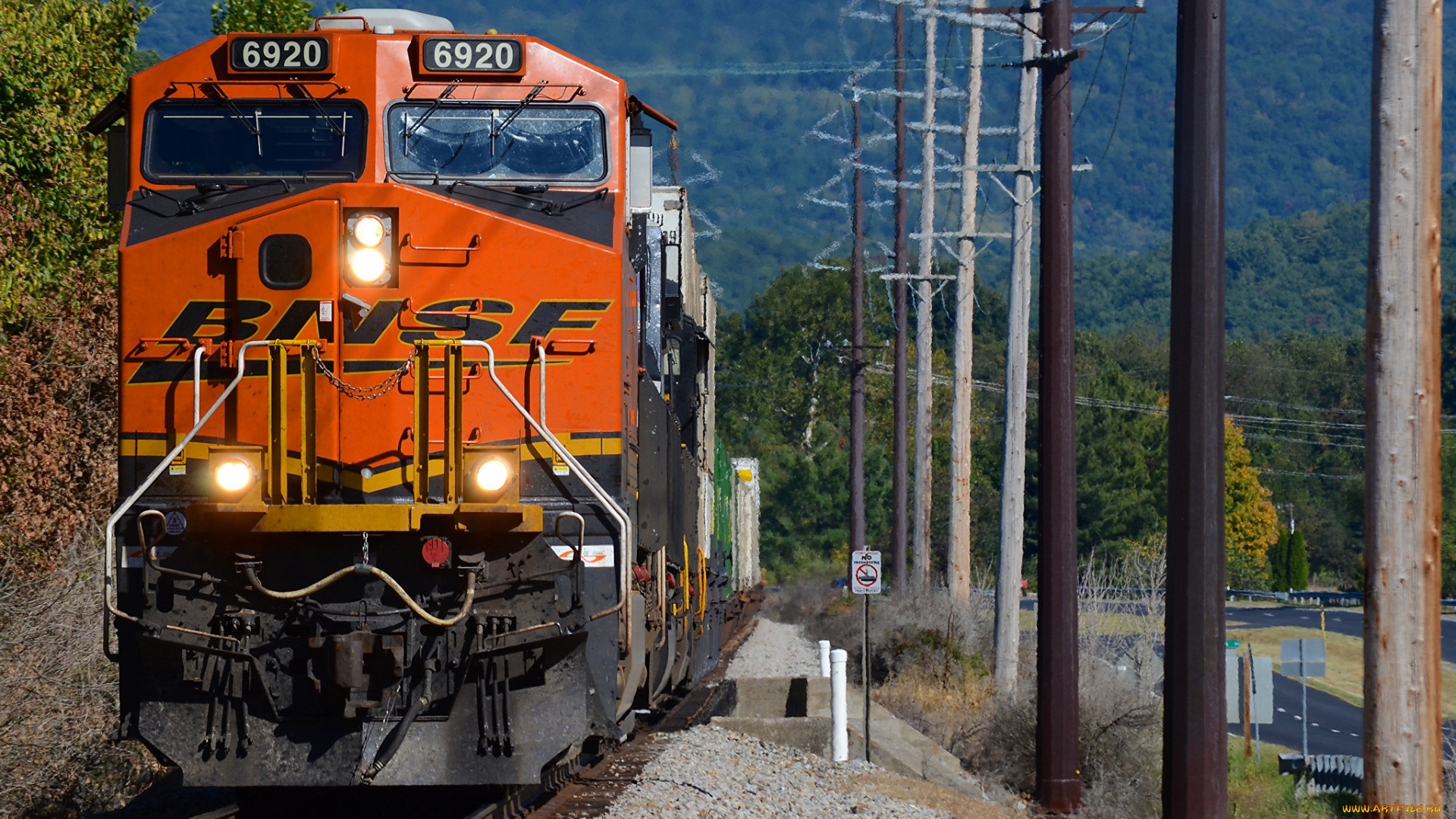 техника, поезда, локомотив, состав, дорога, железная