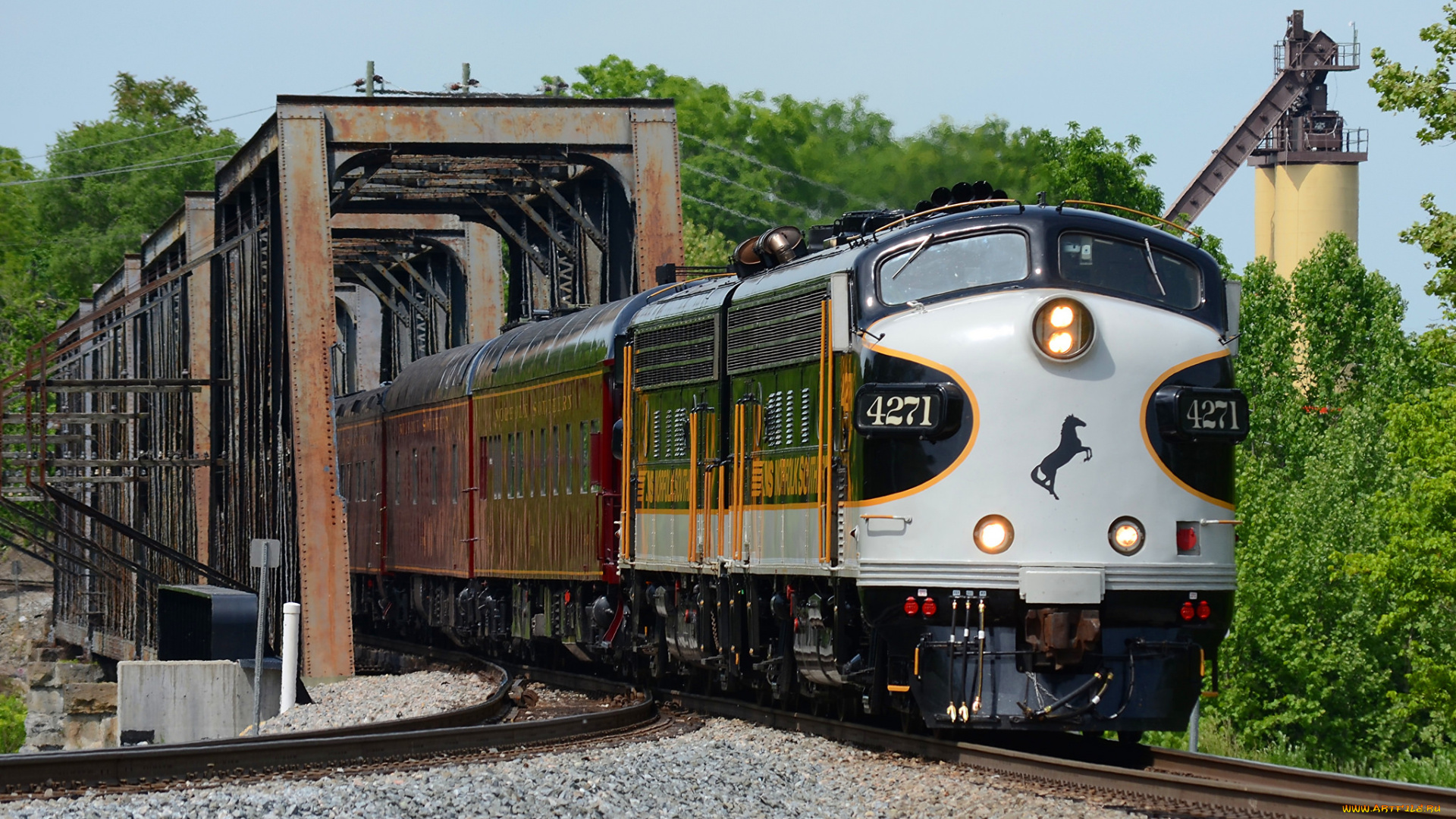 техника, поезда, состав, локомотив, дорога, железная