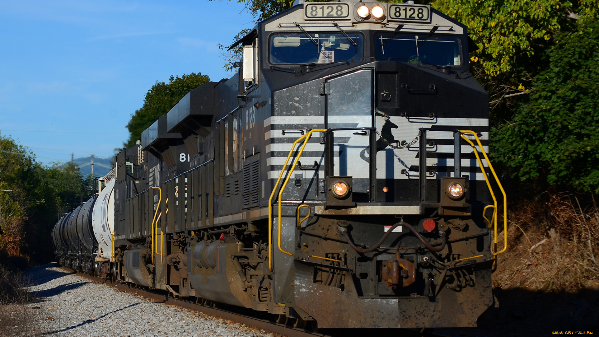 техника, поезда, железная, дорога, локомотив, состав