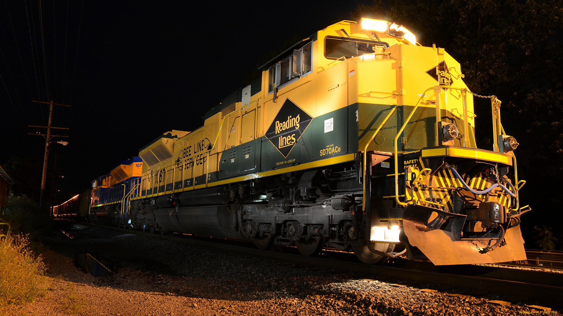 техника, поезда, железная, дорога, локомотив, состав