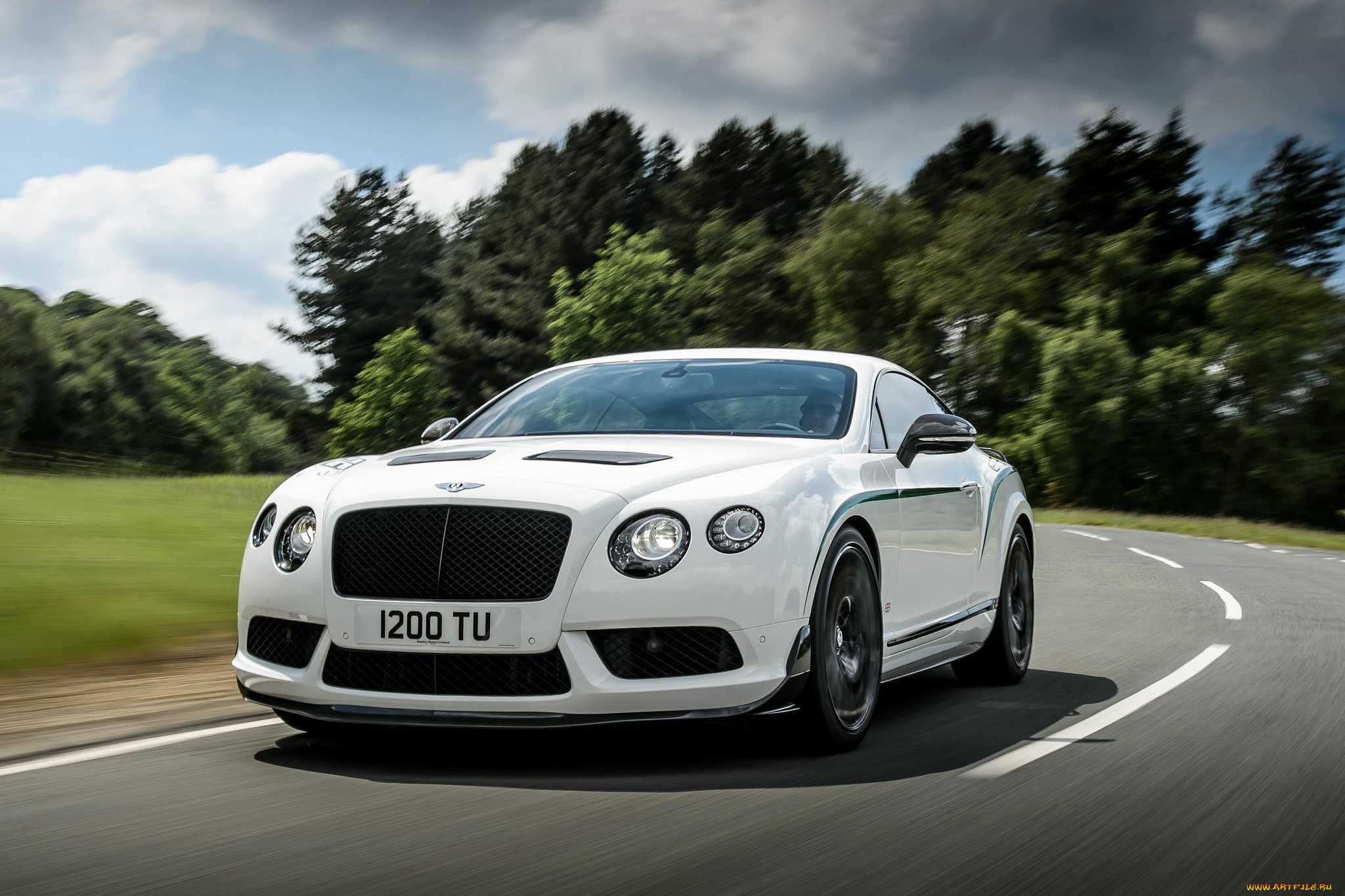 bentley, continental, gt3-r, автомобили, bentley, бентли, белый