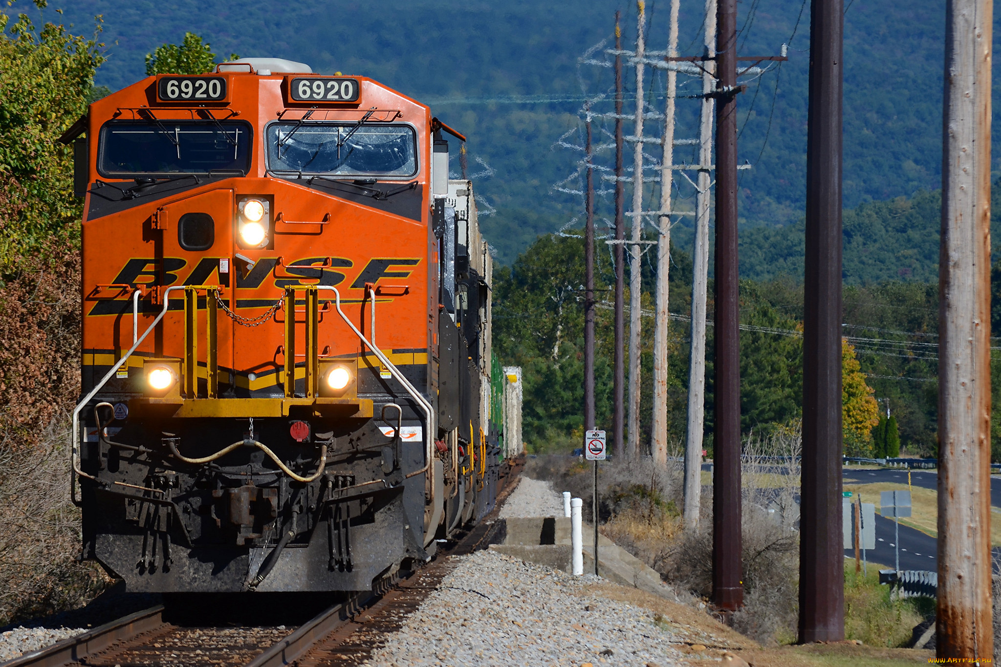 техника, поезда, локомотив, состав, дорога, железная