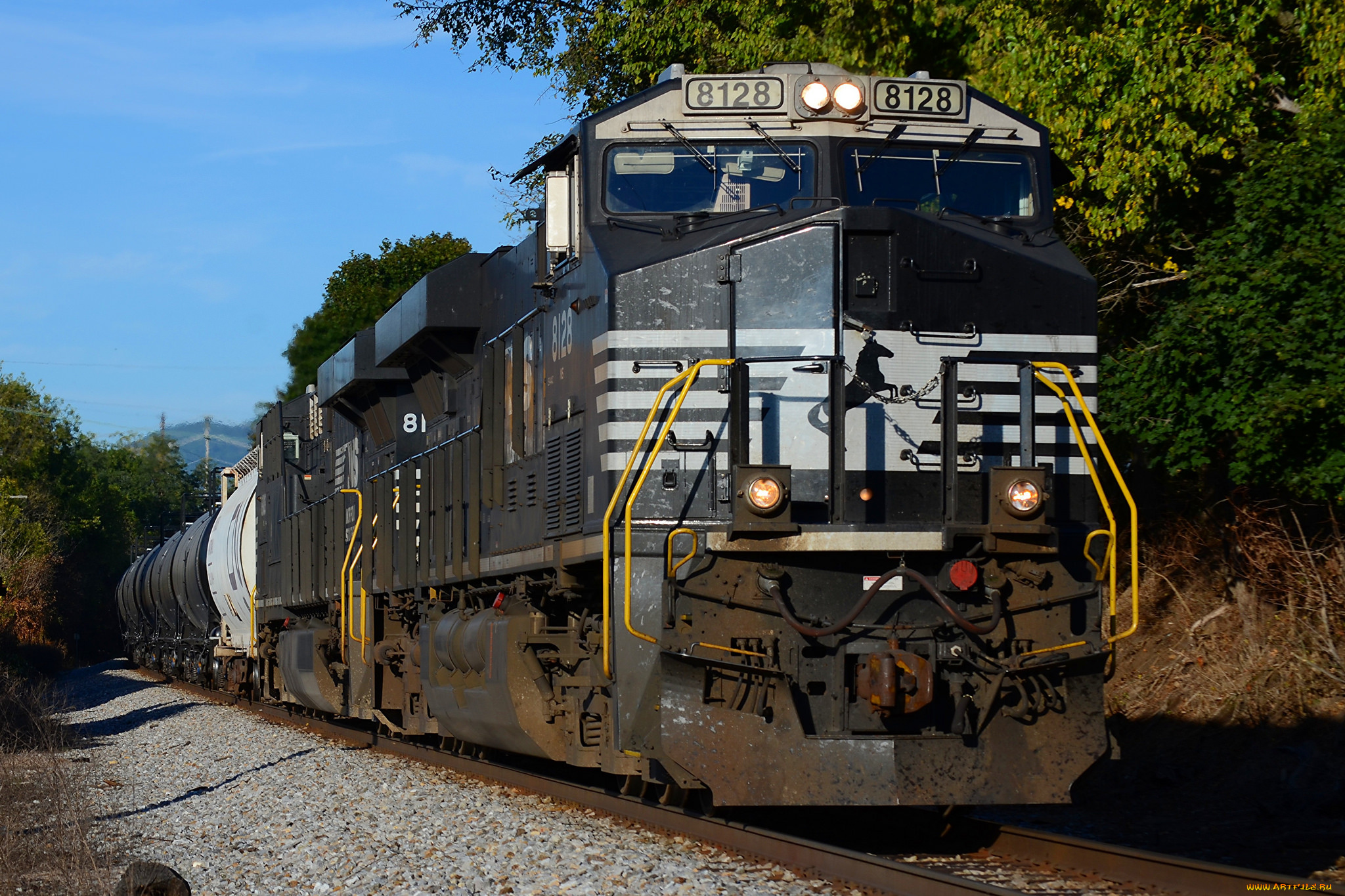 техника, поезда, железная, дорога, локомотив, состав